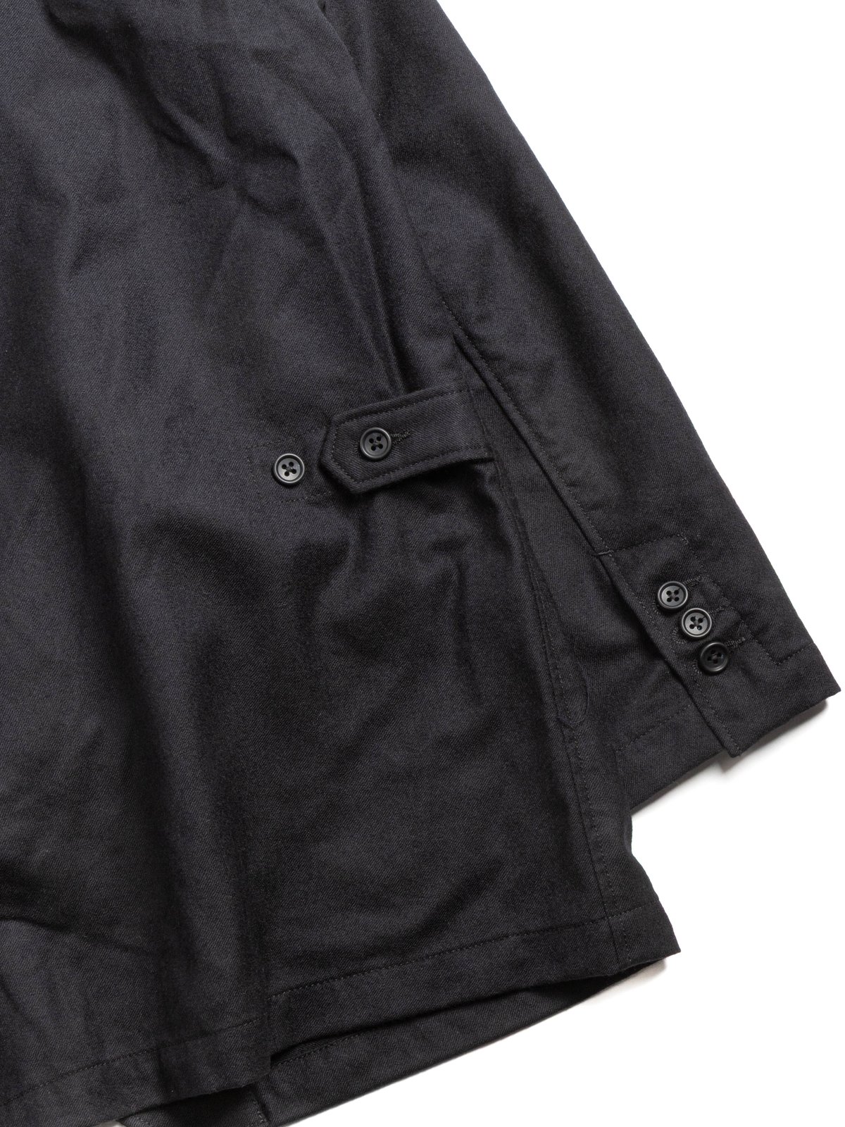LOITER JACKET DK. NAVY HIGH COUNT WORSTED WOOL - Image 4
