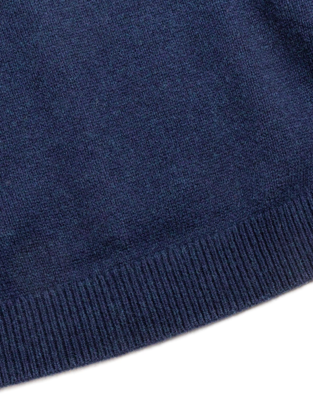 SHETLAND WOOL CARDIGAN BLUE - Image 5