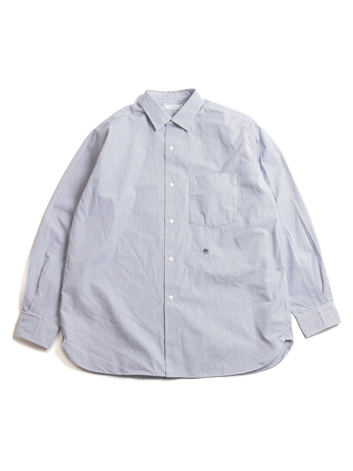 REGULAR COLLAR WIND SHIRT NAVY - Image 1