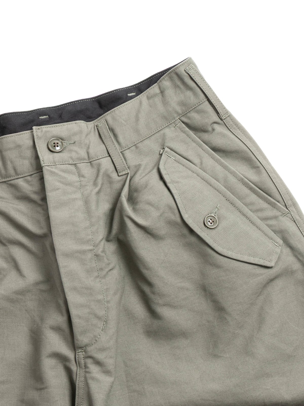 IAC PANT OLIVE COTTON DOUBLE CLOTH - Image 2