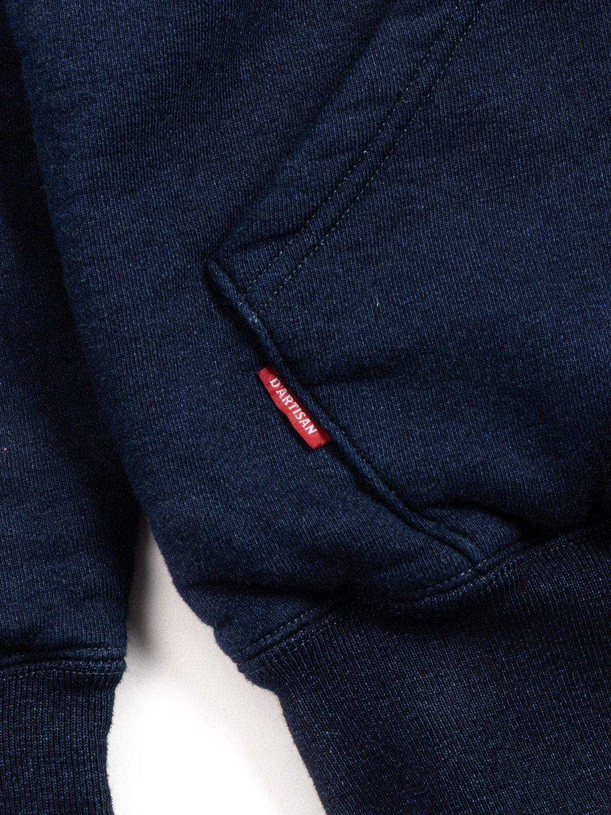 (D8183 STUDIO D&rsquo;ARTISAN INDIGO REVERSIBLE SWEATSHIRT - Image 2