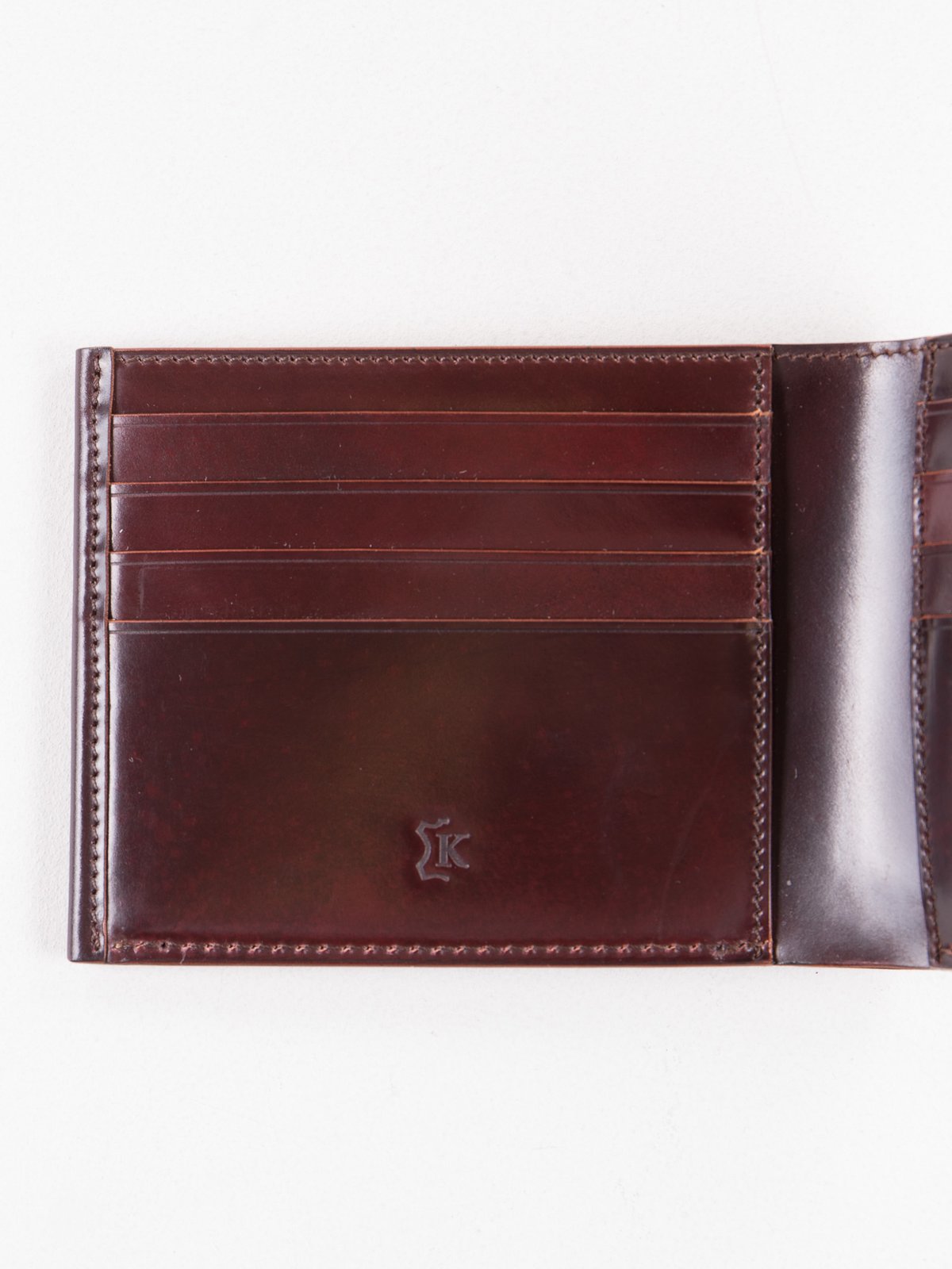 Color 8 Horween Cordovan 4–4 Wallet - Image 3