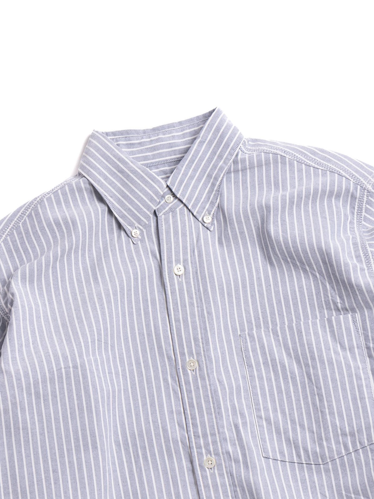 Oxford Stripe Button Down Shirt - Made in Canada - Province of Canada