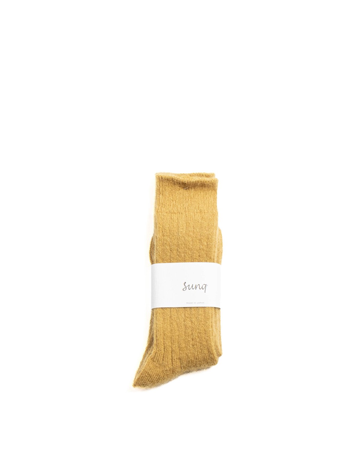 SHAGGY MOHAIR CREW / SAFFRON - Image 1