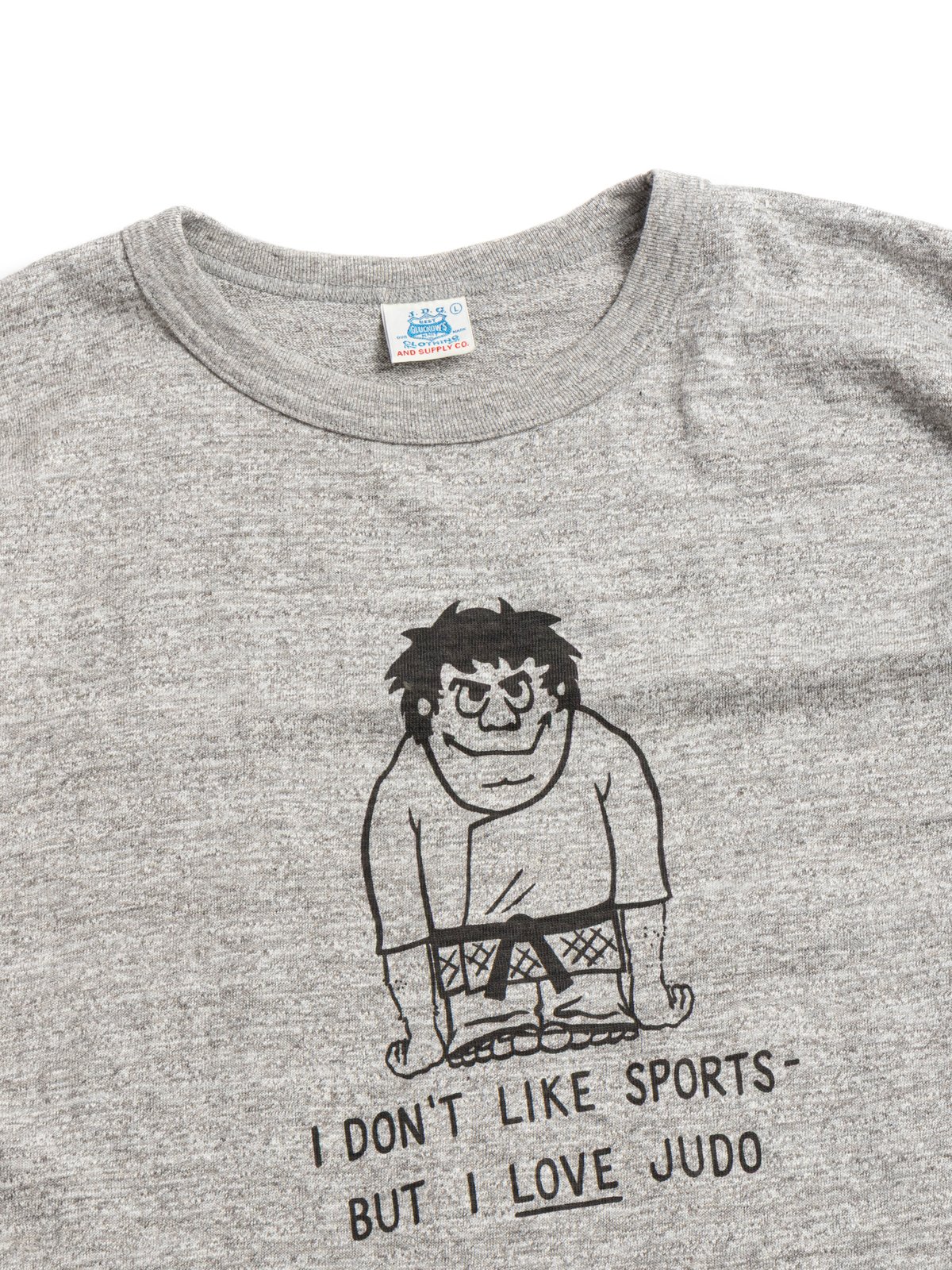 (JG–CS06) I Judo T–SHIRT HEATHER GRAY - Image 2