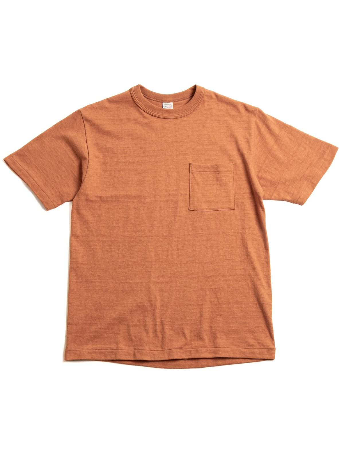 LOT 4601 POCKET TEE DARK ORANGE - Image 1