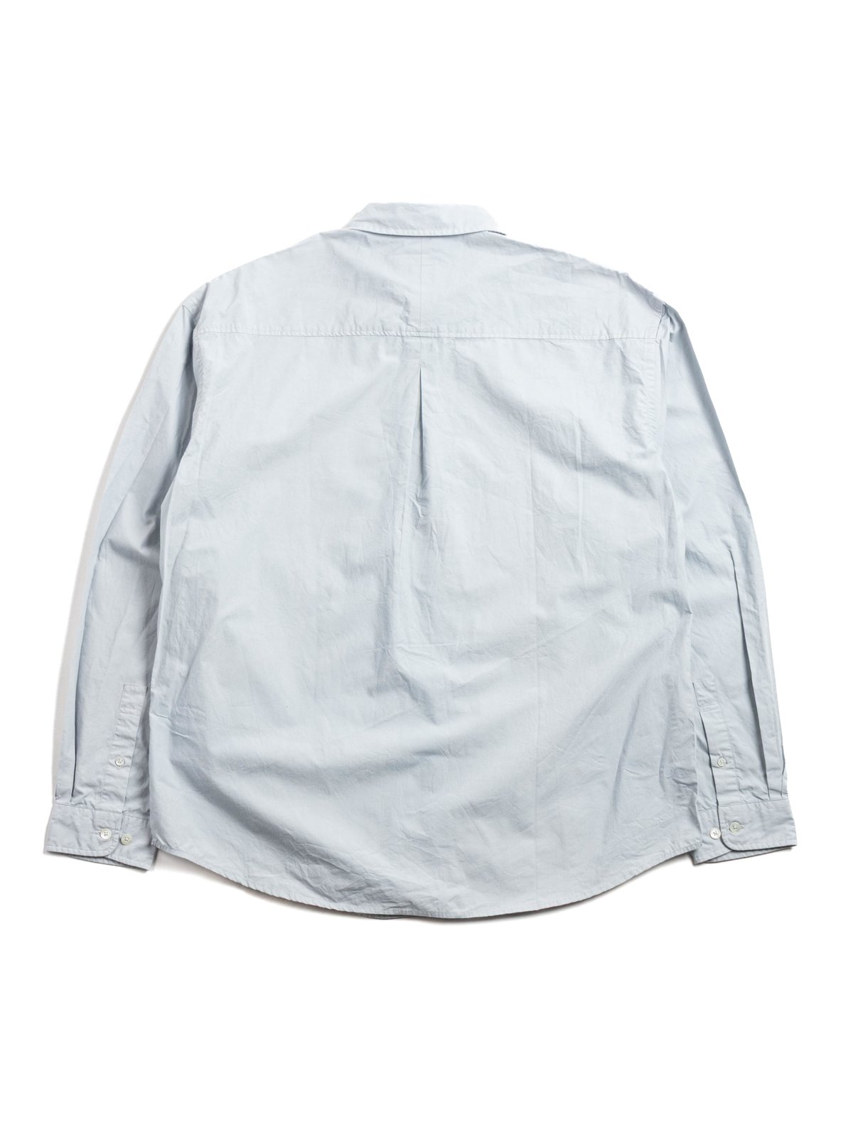 HORLISUN CLASSIC TYPEWRITER COTTON SHIRT PALE BLUE - Image 4
