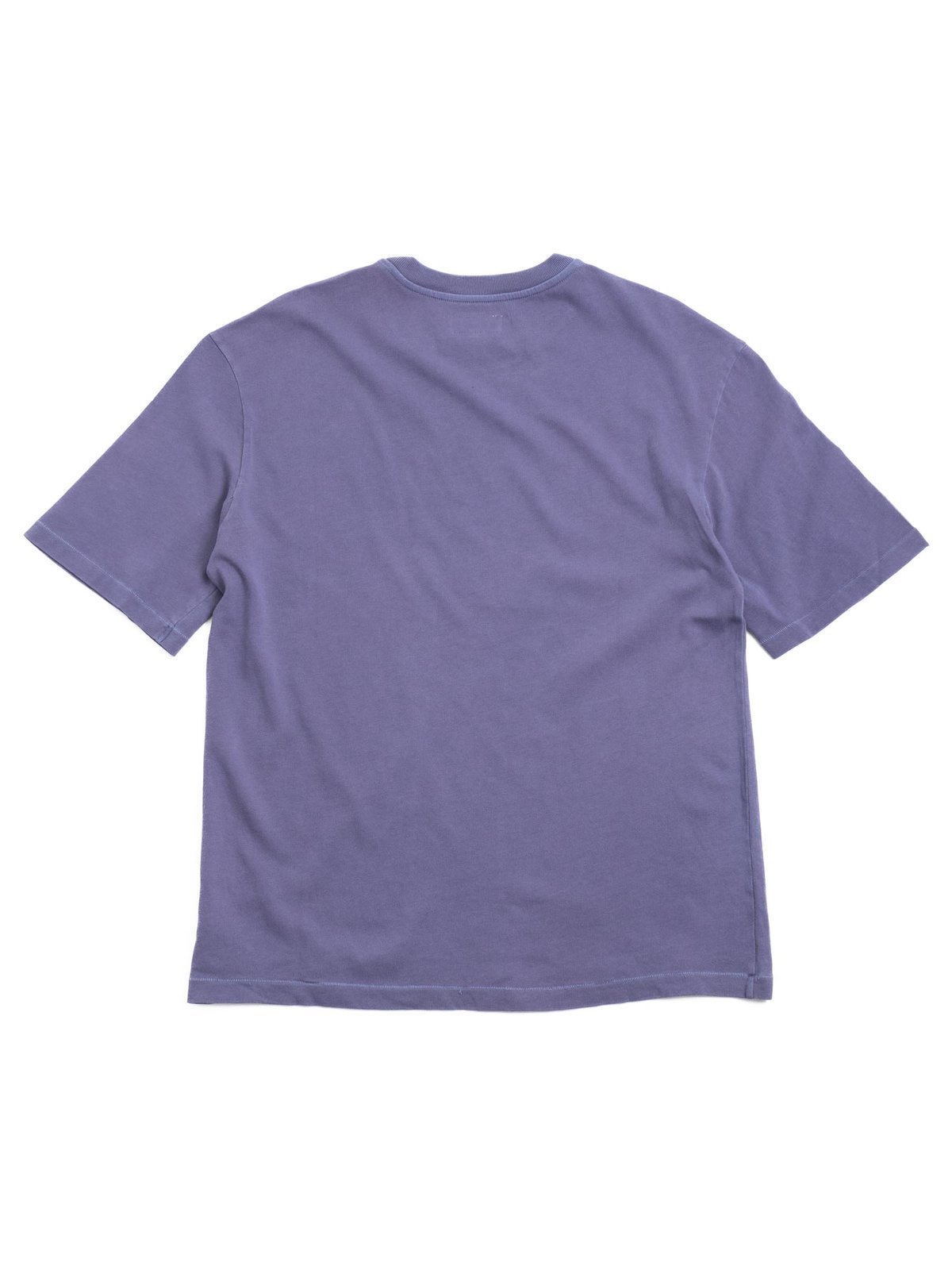 GOOD BASICS CTOS04 T–SHIRT WASHED OVERSIZED FIT PURPLE BLUE - Image 4