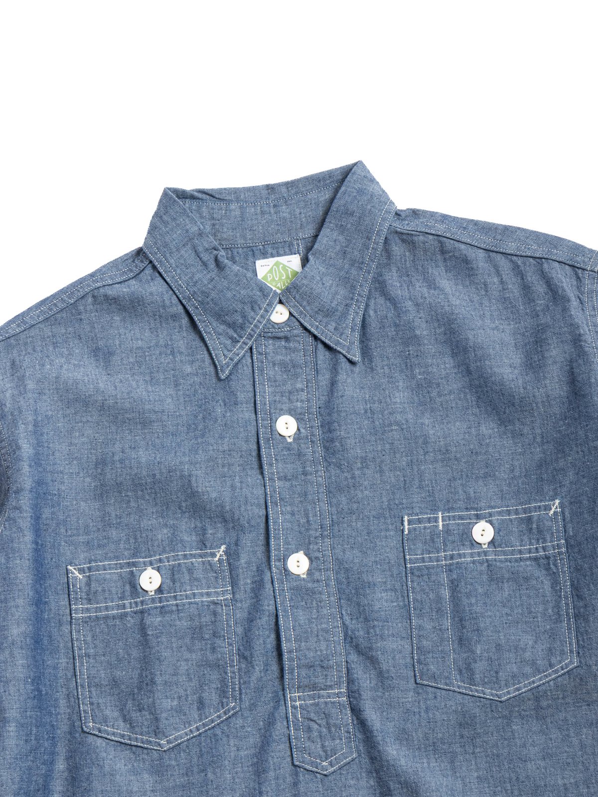 (1202&ndash;11) NO.2 SHIRT / CLASSIC CHAMBRAY / INDIGO - Image 2