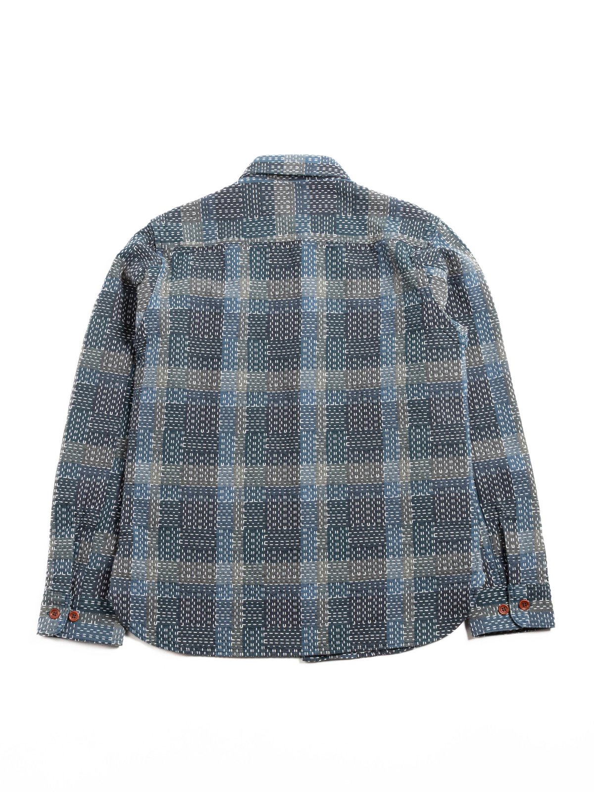 (5651) STUDIO D&rsquo;ARTISAN NORAGI SASHIKO SHIRT - Image 3