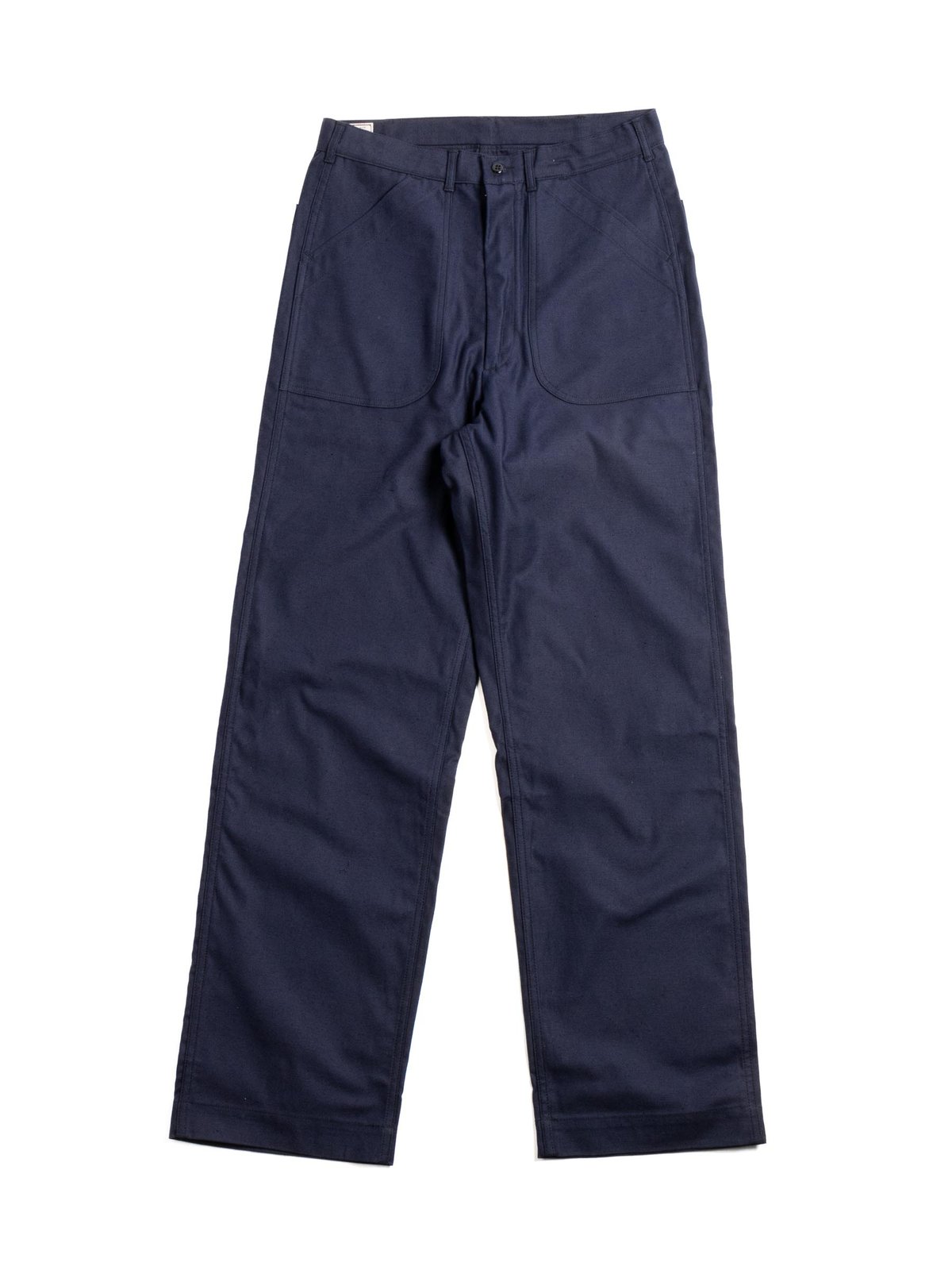 (LOT 225) BACK SATIN BAKER PANT NAVY - Image 1