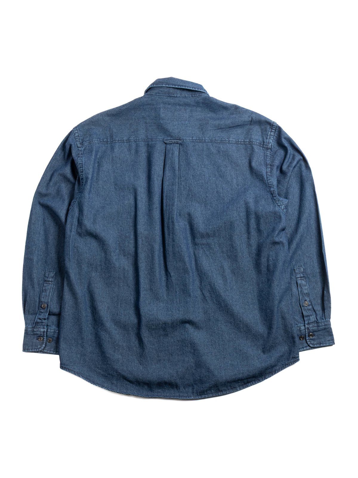 BLEACH DENIM UTILITY SHIRT WASHED INDIGO - Image 5