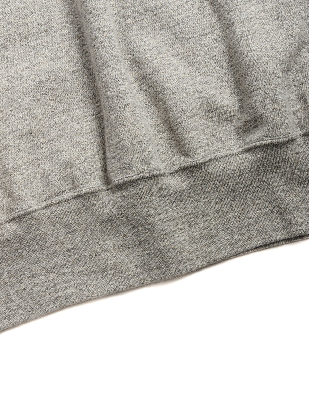 (LOT 74001) CUT OFF SLEEVE SWEAT SHIRT HEATHER GREY - Image 5