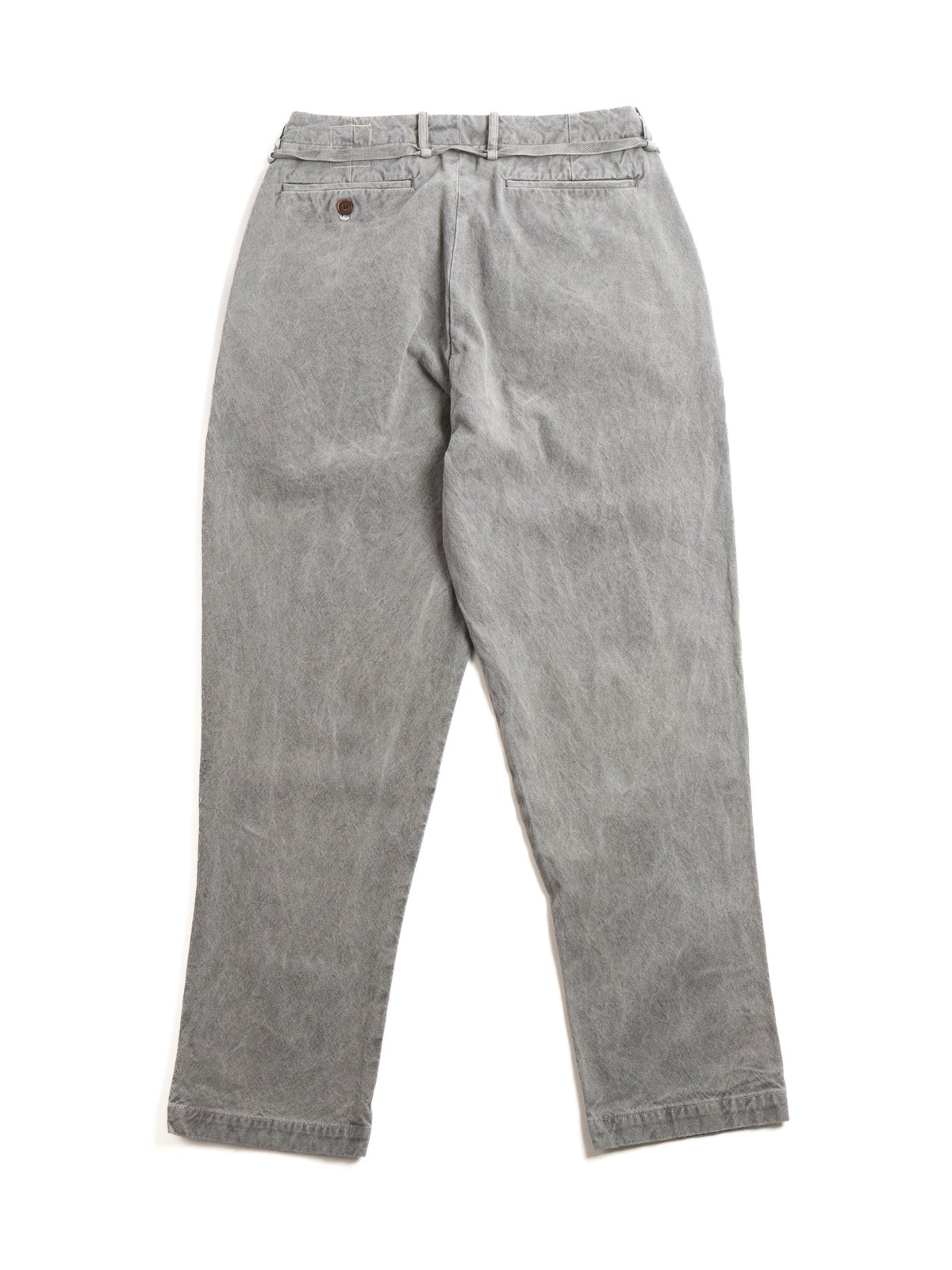 (SV–PT–001–11) 10oz CANVAS TAPERED 2TUCK PANTS SUMI - Image 6