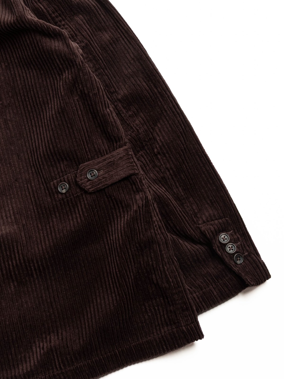 LOITER JACKET / Dk.BROWN COTTON 4.5W CORDUROY - Image 4