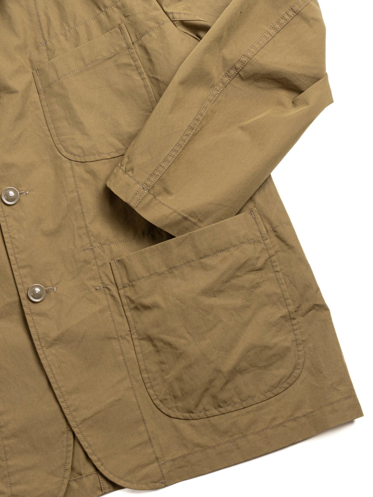 BEDFORD JACKET KHAKI COATED NYCO TWILL - Image 3