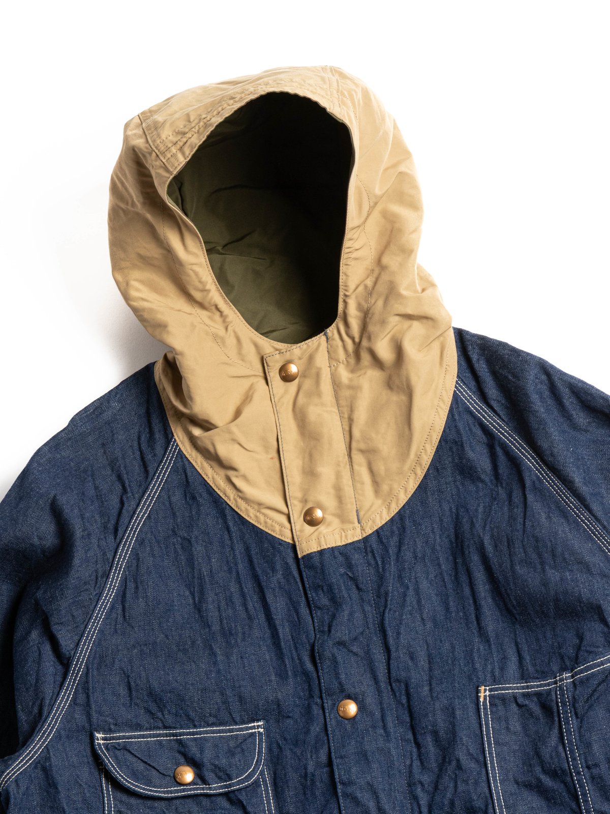 (6143) 60/40 CLOTH HOODED COVERALL ONE WASH - Image 3