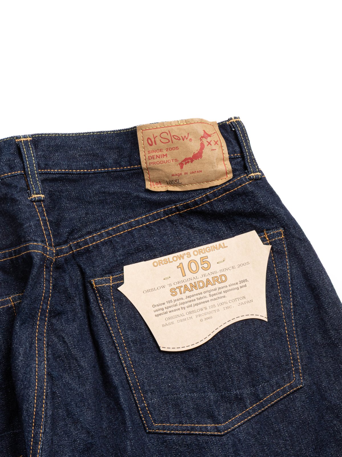 (LOT&ndash;1050) 105 STANDARD SELVEDGE DENIM PANTS RINSED - Image 4