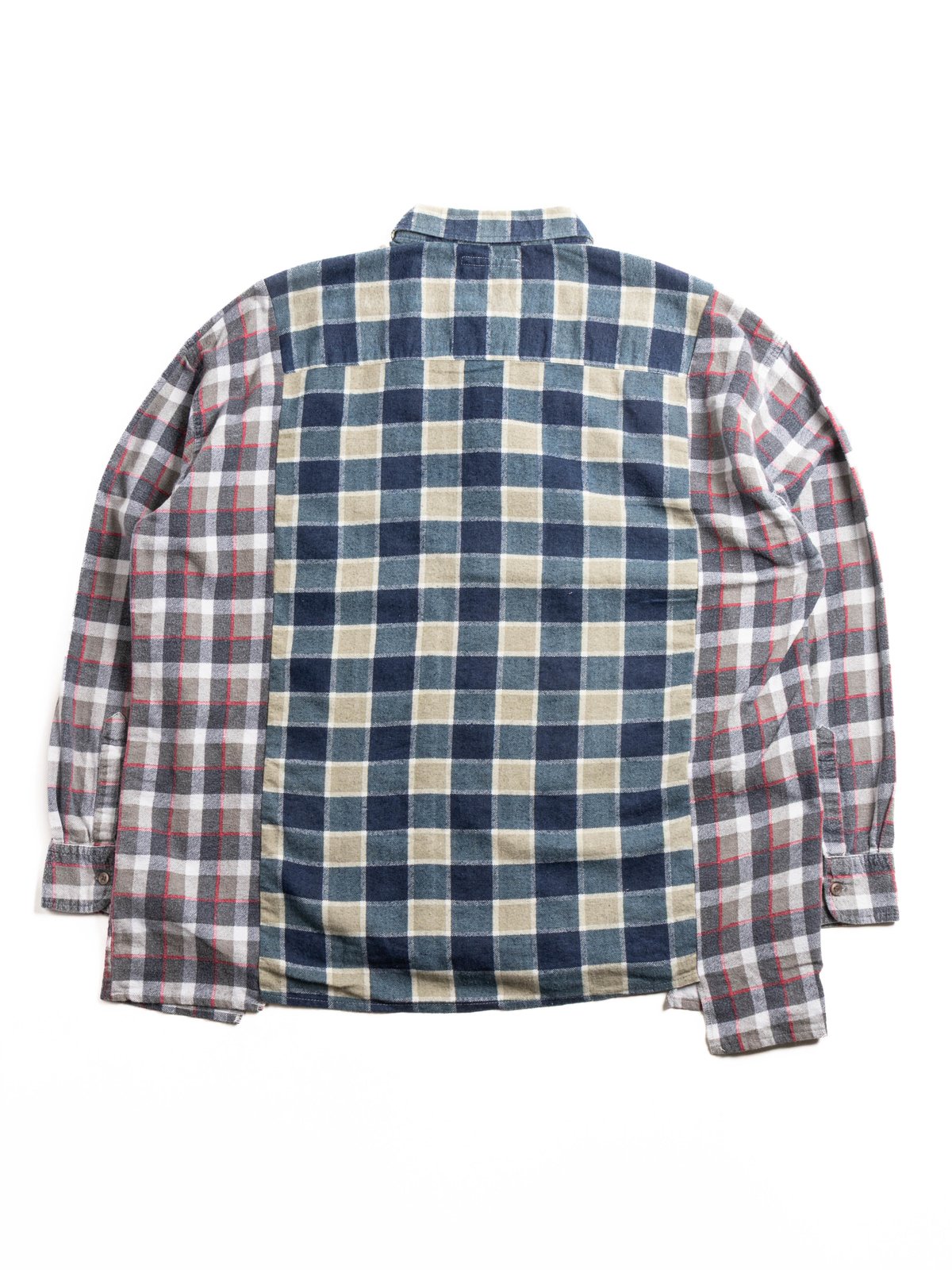 REBUILD BY NEEDLES FLANNEL SHIRT RIBBON SHIRT WIDE ASSORTED - Image 5