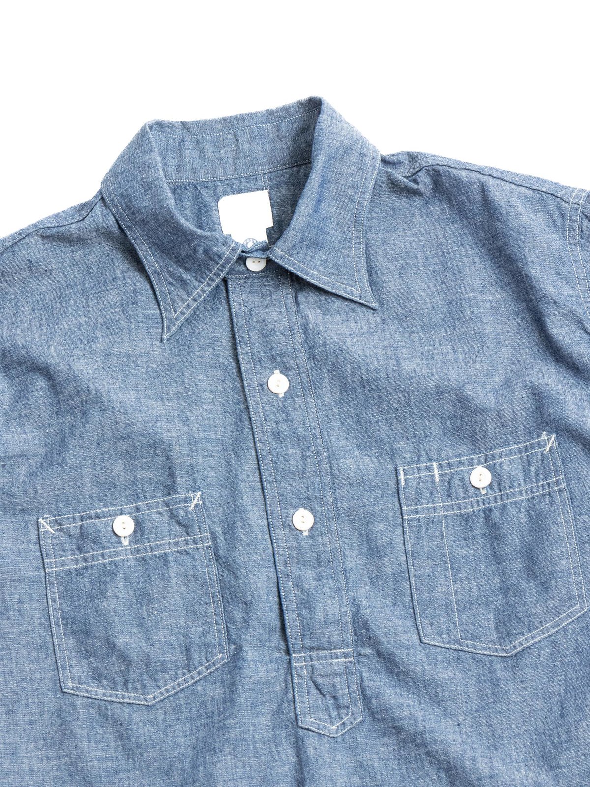 (1202–CC) No.2 SHIRT CLASSIC CHAMBRAY INDIGO - Image 2