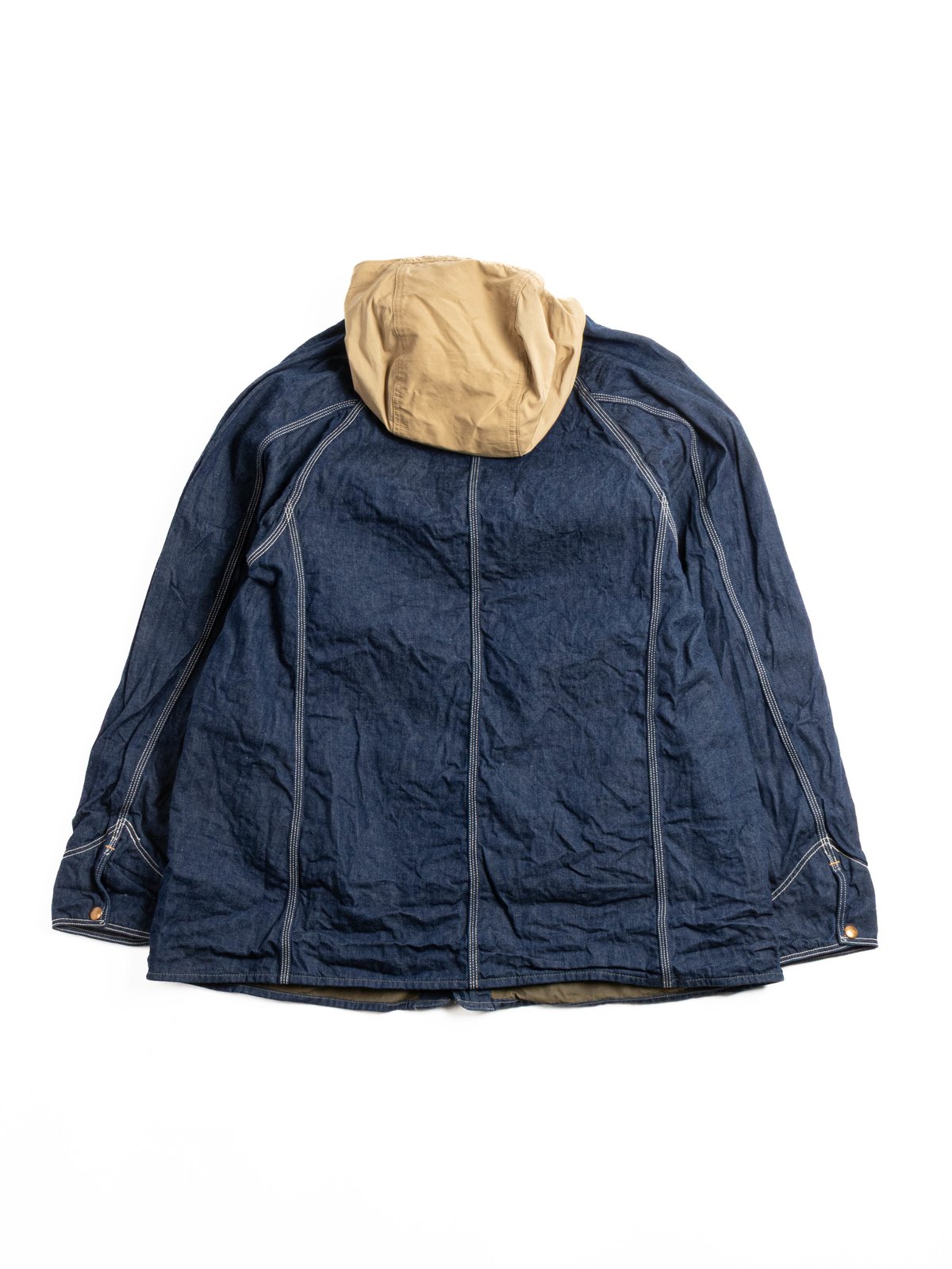 (6143) 60/40 CLOTH HOODED COVERALL ONE WASH - Image 8