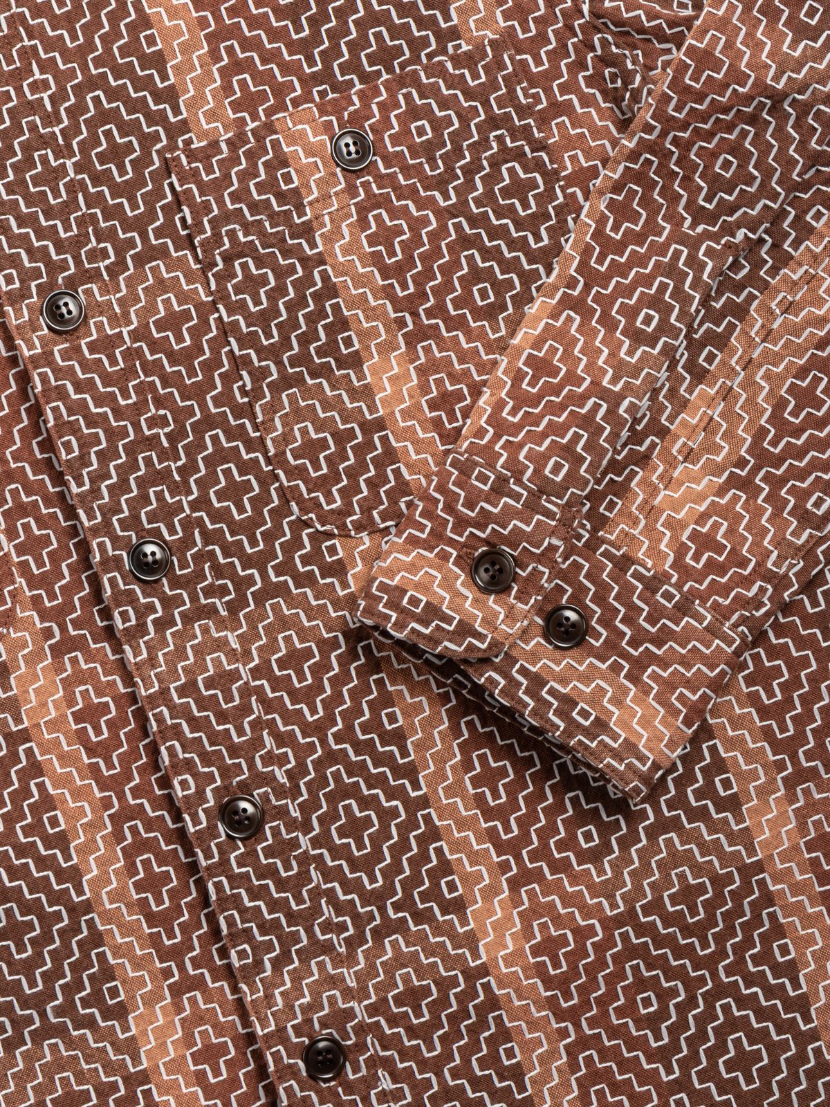 (5726) STUDIO D&rsquo;ARTISAN KAKISHIBU NORAGI SASHIKO SHIRT - Image 2