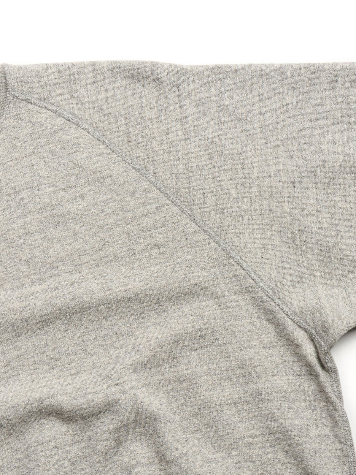 (LOT 74001) CUT OFF SLEEVE SWEAT SHIRT HEATHER GREY - Image 3