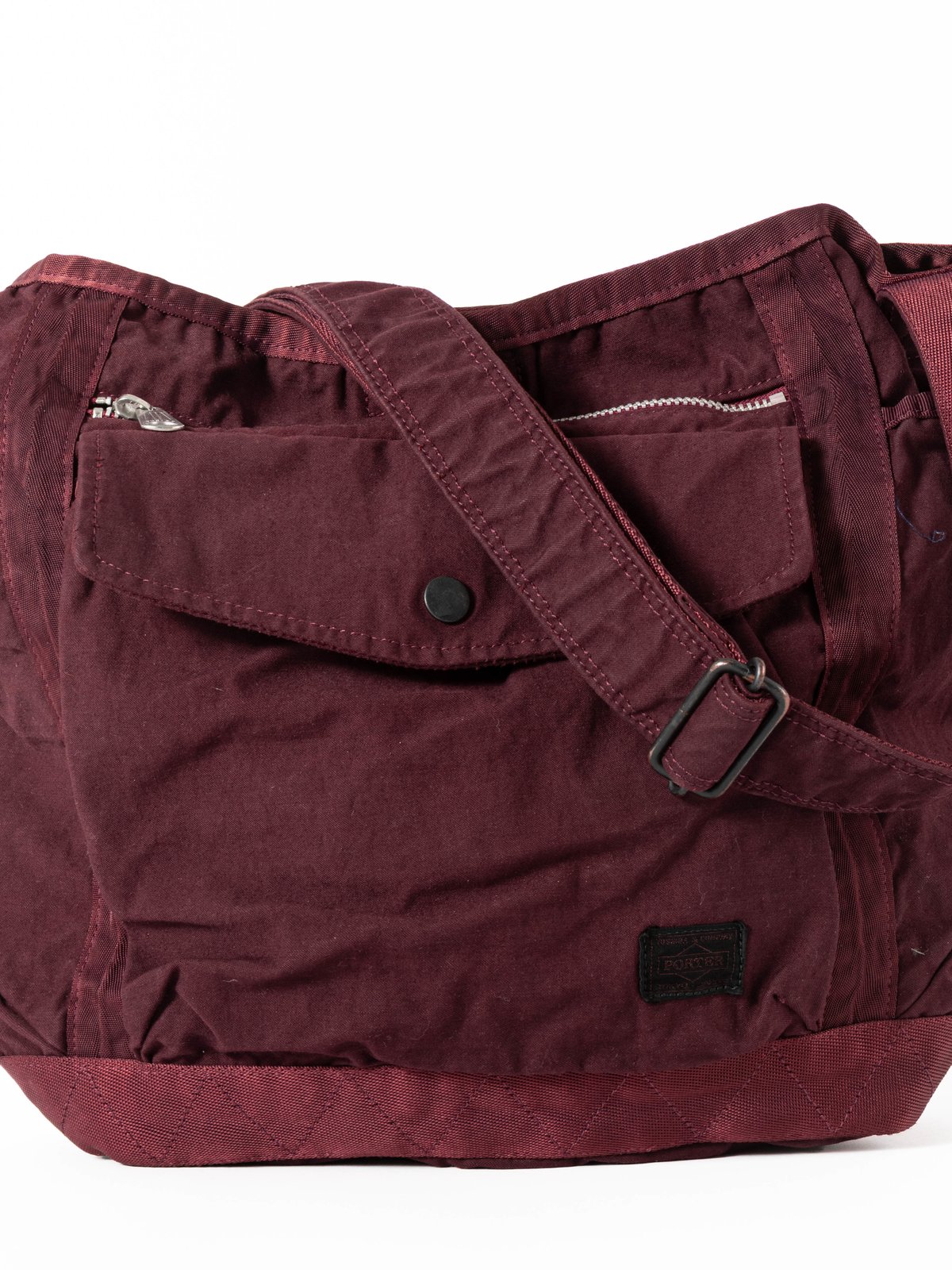 PORTER / CRAG SHOULDER BAG (L) MAROON - Image 2