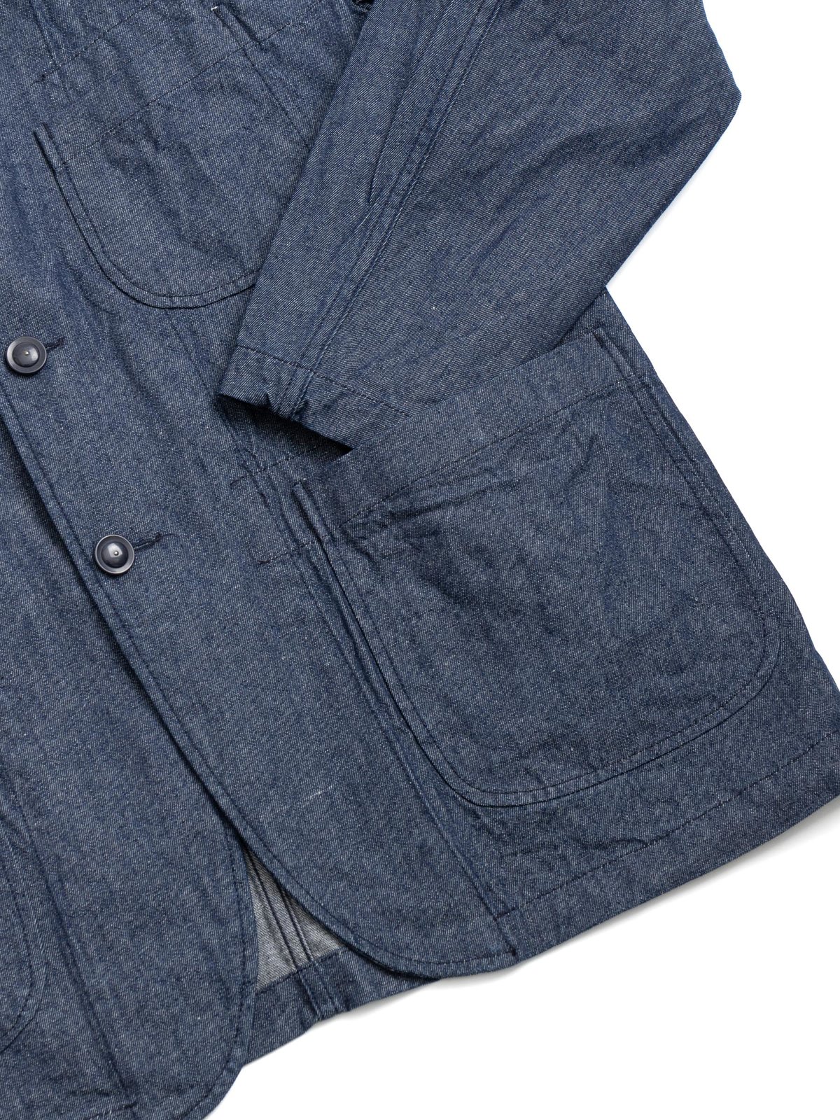 BEDFORD JACKET INDIGO INDUSTRIAL 8oz DENIM by Engineered Garments