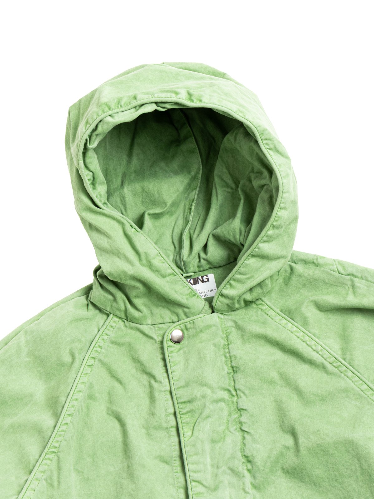 MAES PARKA COTTON SATEEN MANTIS GREEN - Image 3