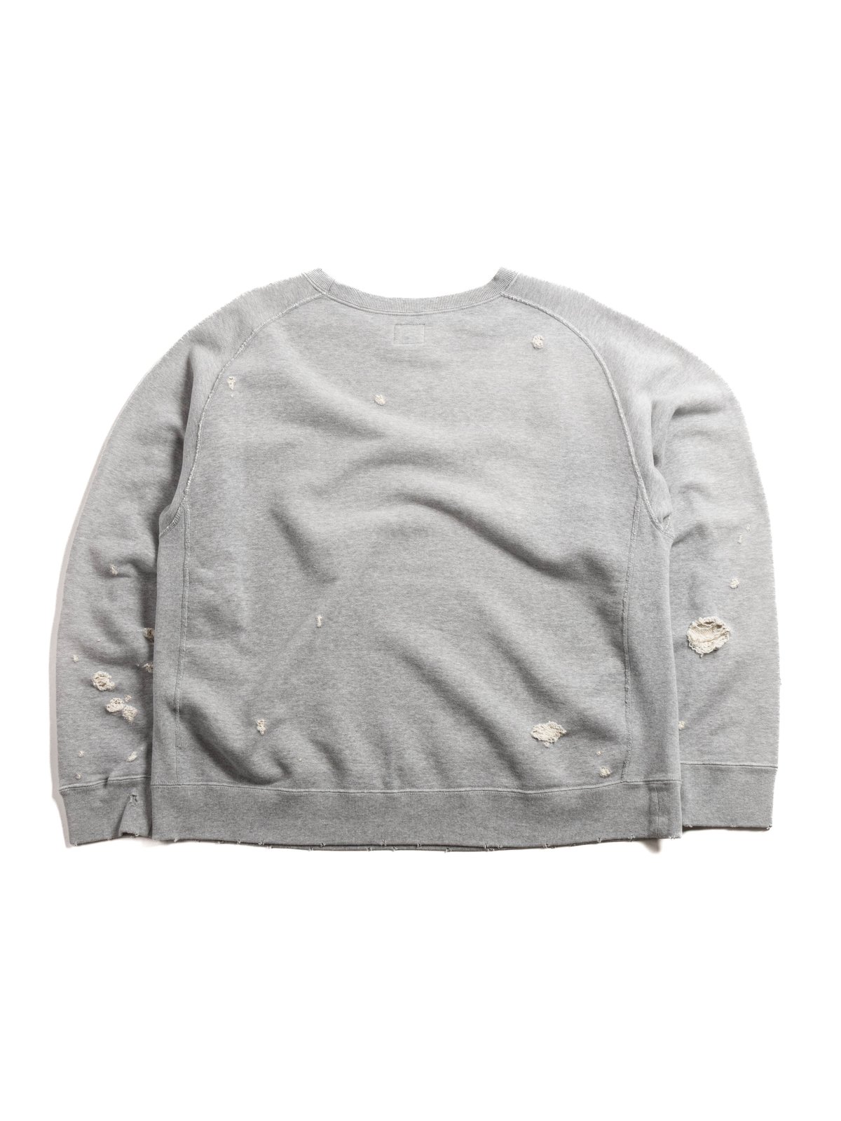 NEEDLES DECONSTRUCTED SWEAT SHIRT GREY - Image 6