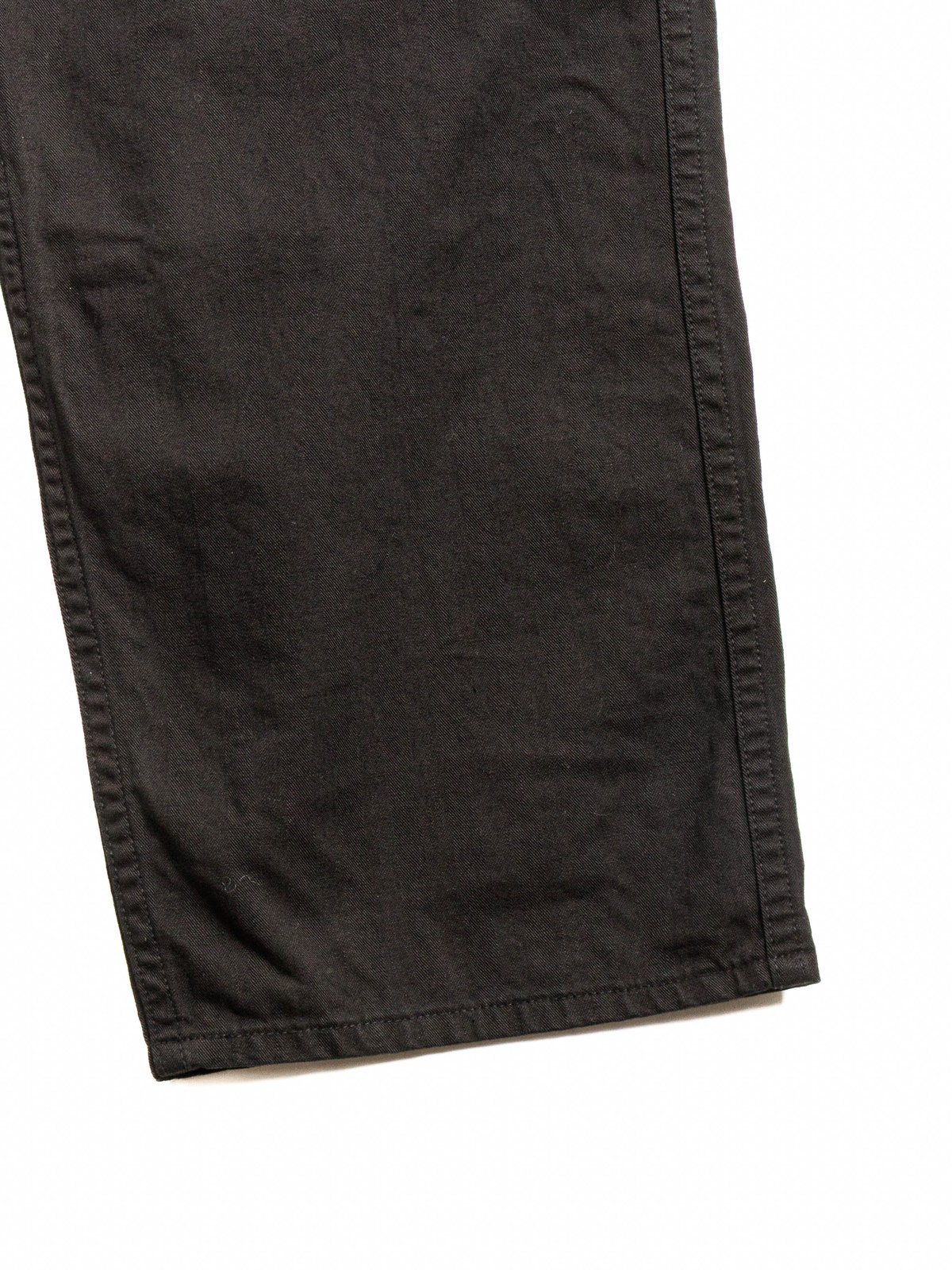 (LOT–5000) ORIGINAL HERRINGBONE FRENCH WORK PANT BLACK - Image 4