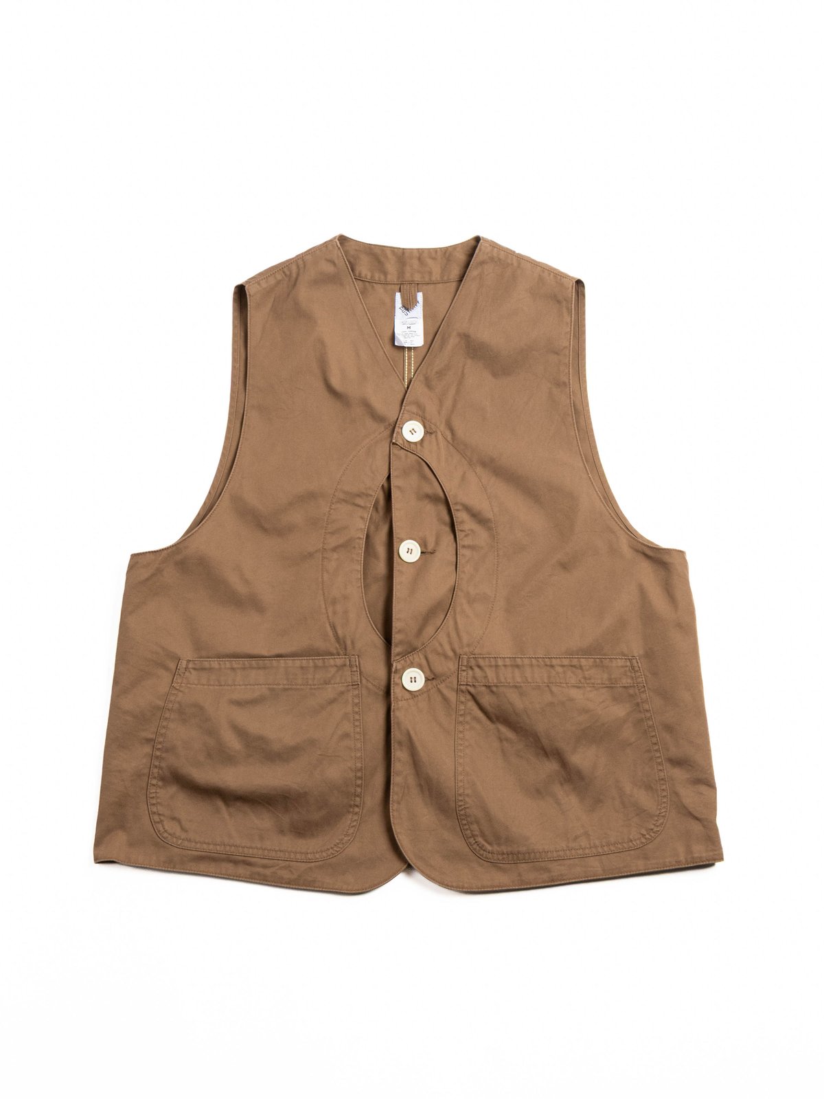 (CV002) &ndash; GAME VEST / MOCHA BROWN - Image 1
