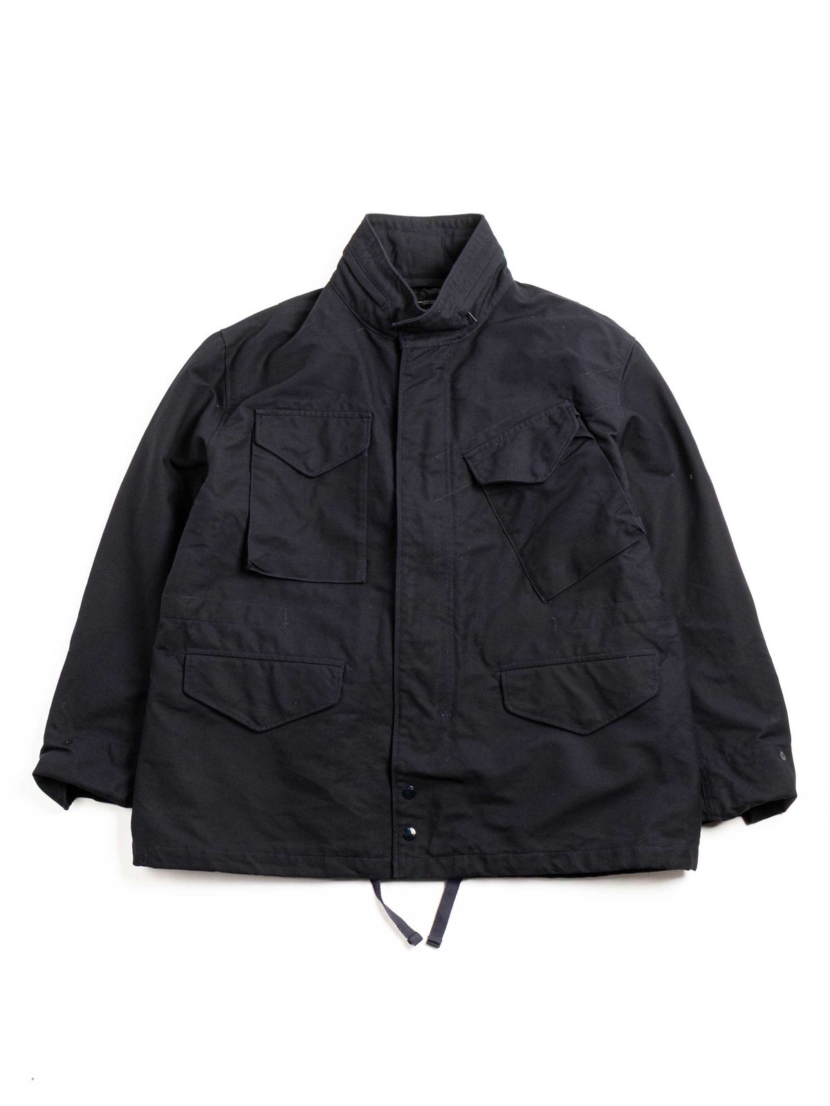 M65 FIELD JACKET / NAVY COTTON DOUBLE CLOTH - Image 1