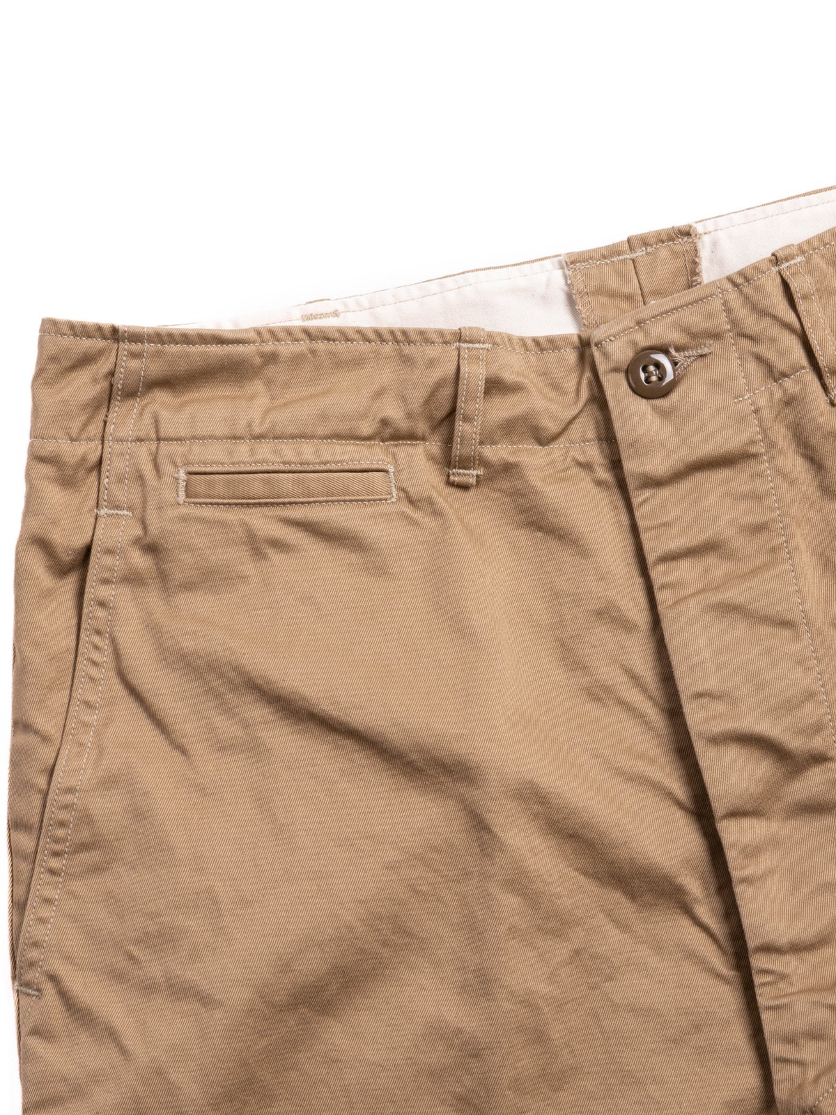 (V5361–41) VINTAGE FIT ARMY TROUSER DARK KHAKI - Image 2