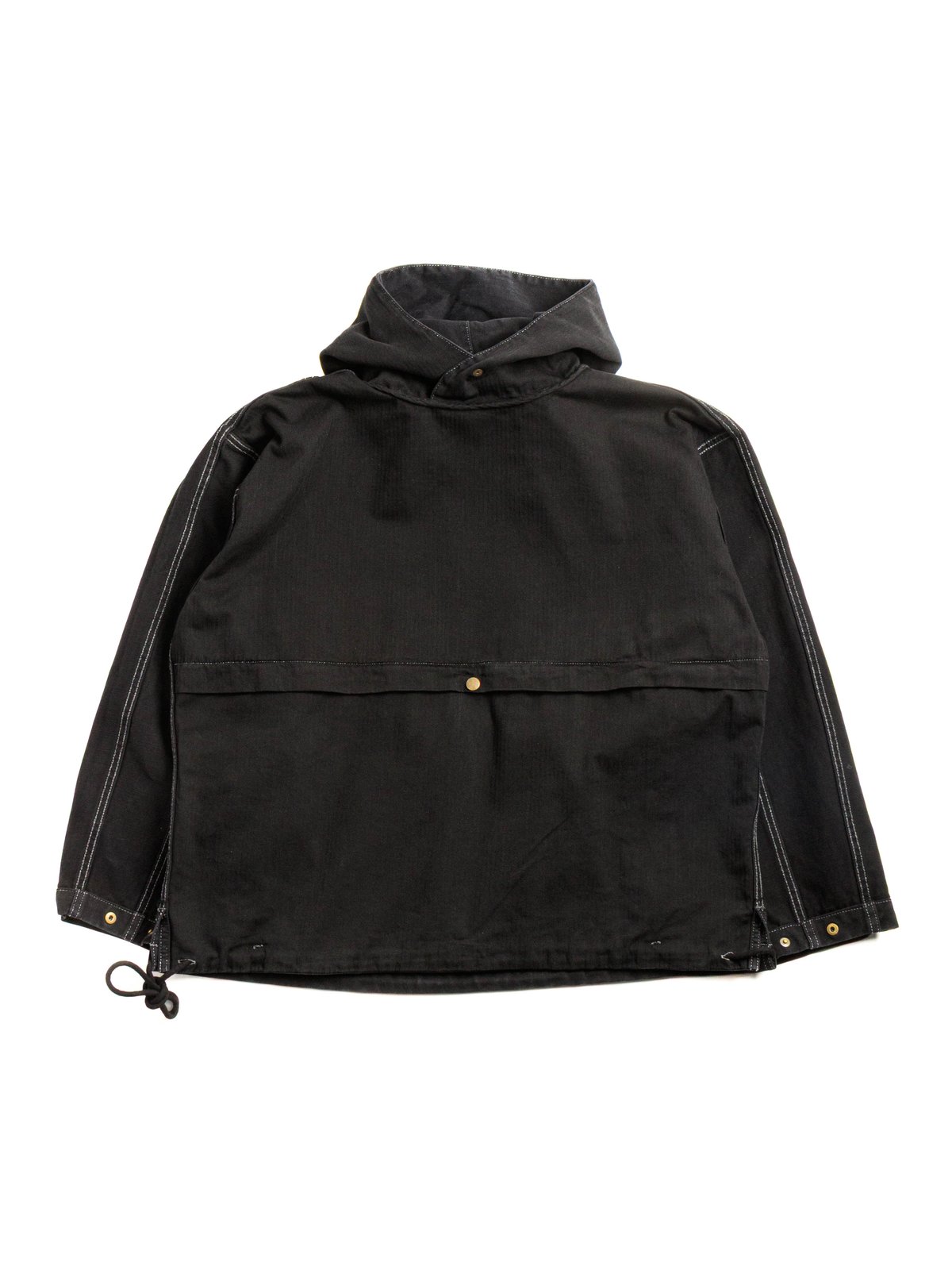 REVERSIBLE PULLOVER JACKET BLACK TAR - Image 7