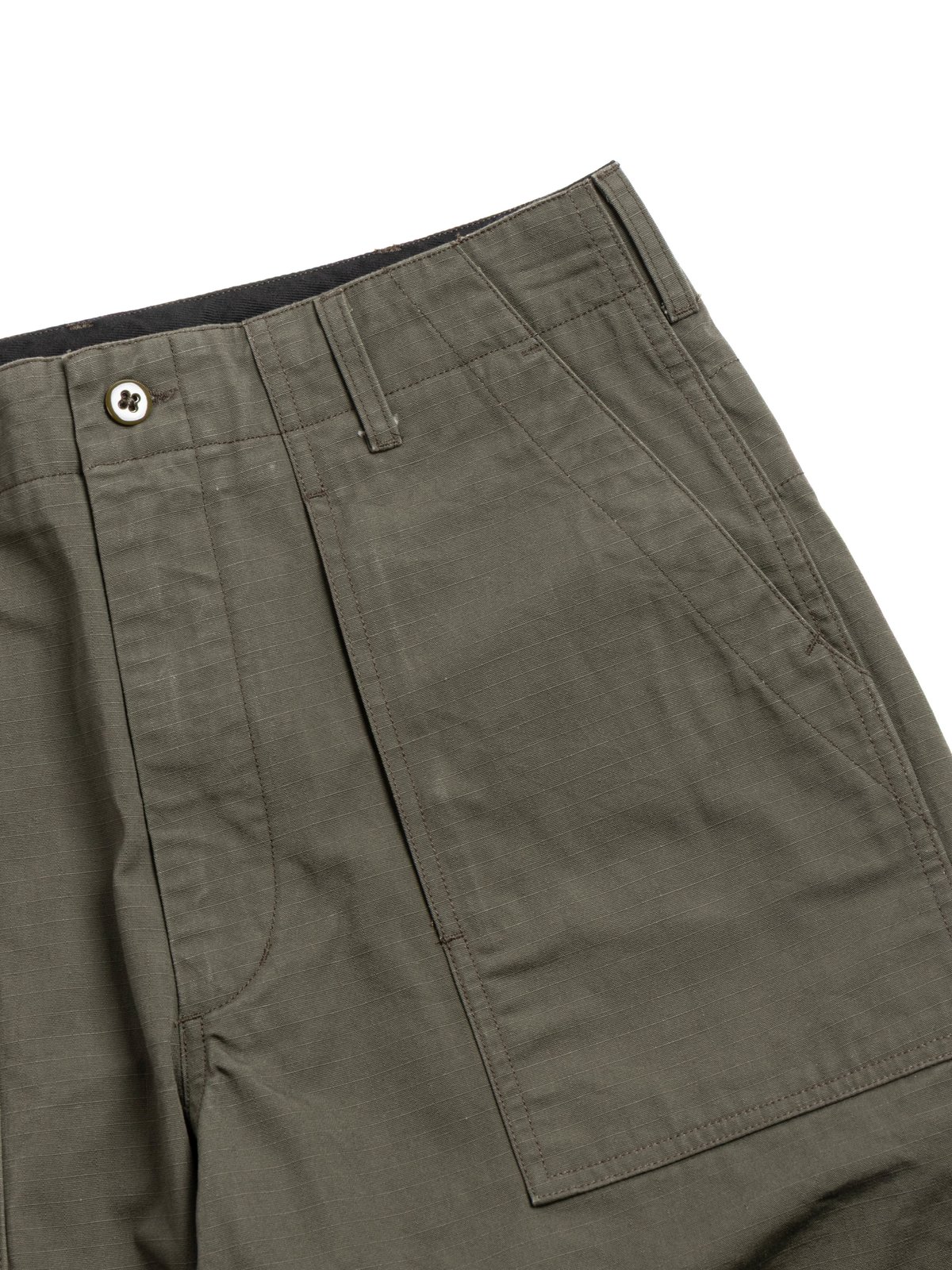 FATIGUE PANT OLIVE HEAVYWEIGHT COTTON RIPSTOP - Image 2