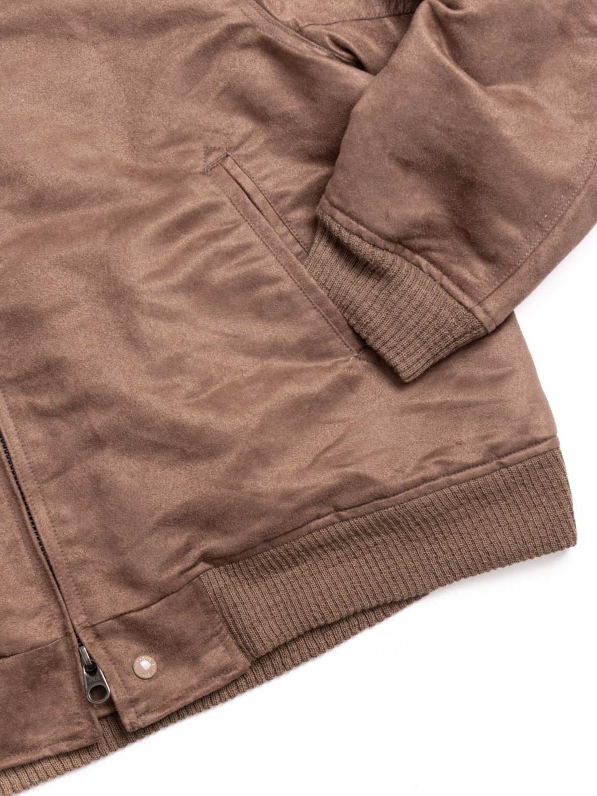 LL JACKET Khaki Polyester Fake Suede by Engineered Garments – The