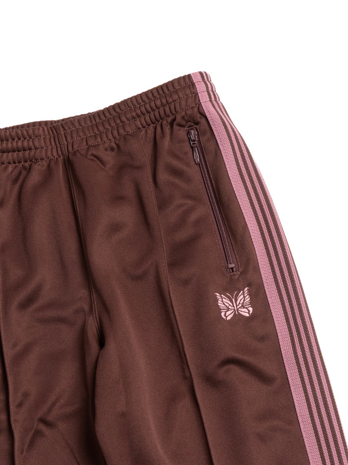 NEEDLES TRACK PANT – POLY SMOOTH BROWN - Image 2