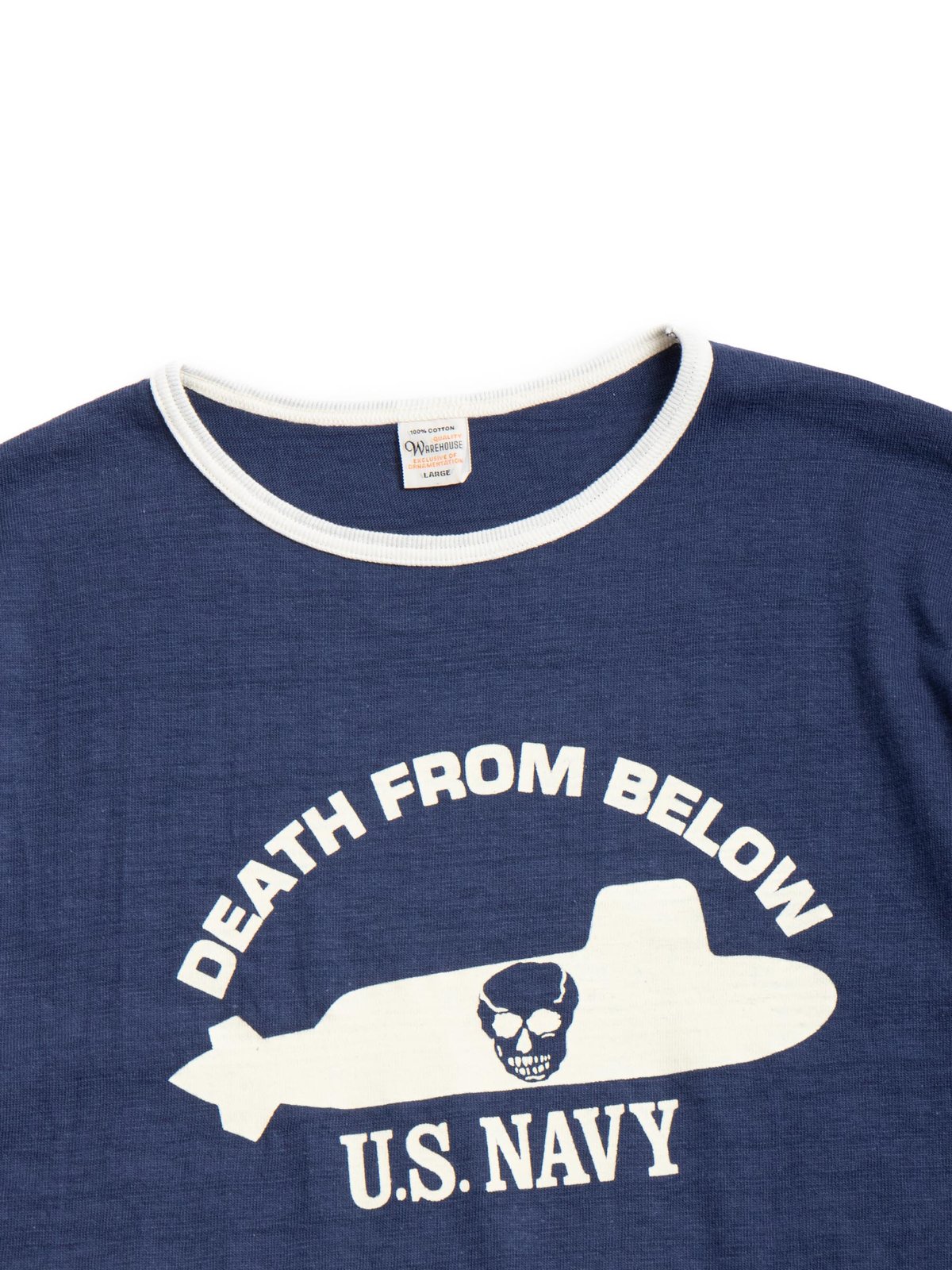 LOT 4059 DEATH FROM BELOW NAVY/CREAM - Image 2