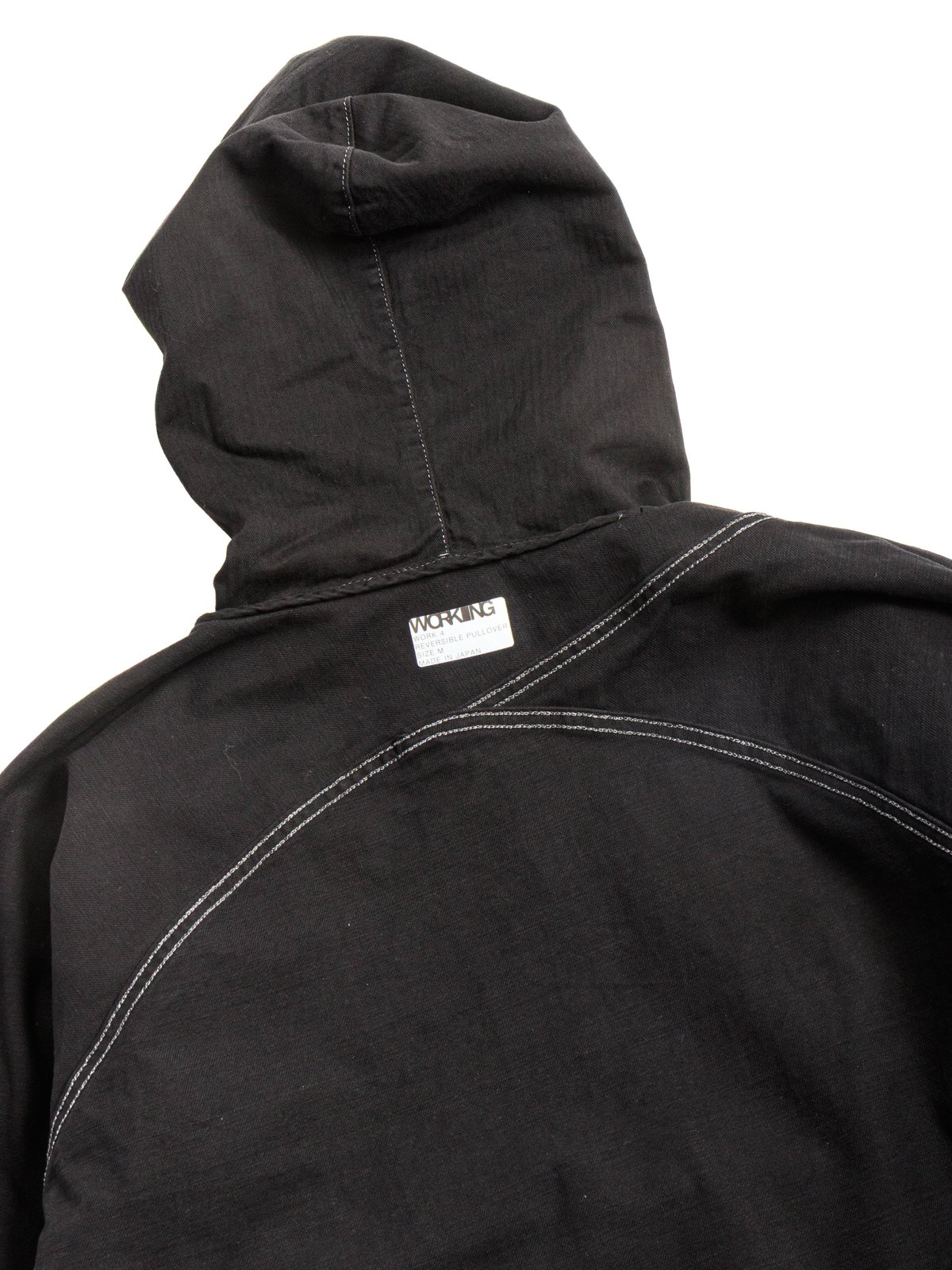REVERSIBLE PULLOVER JACKET BLACK TAR - Image 12