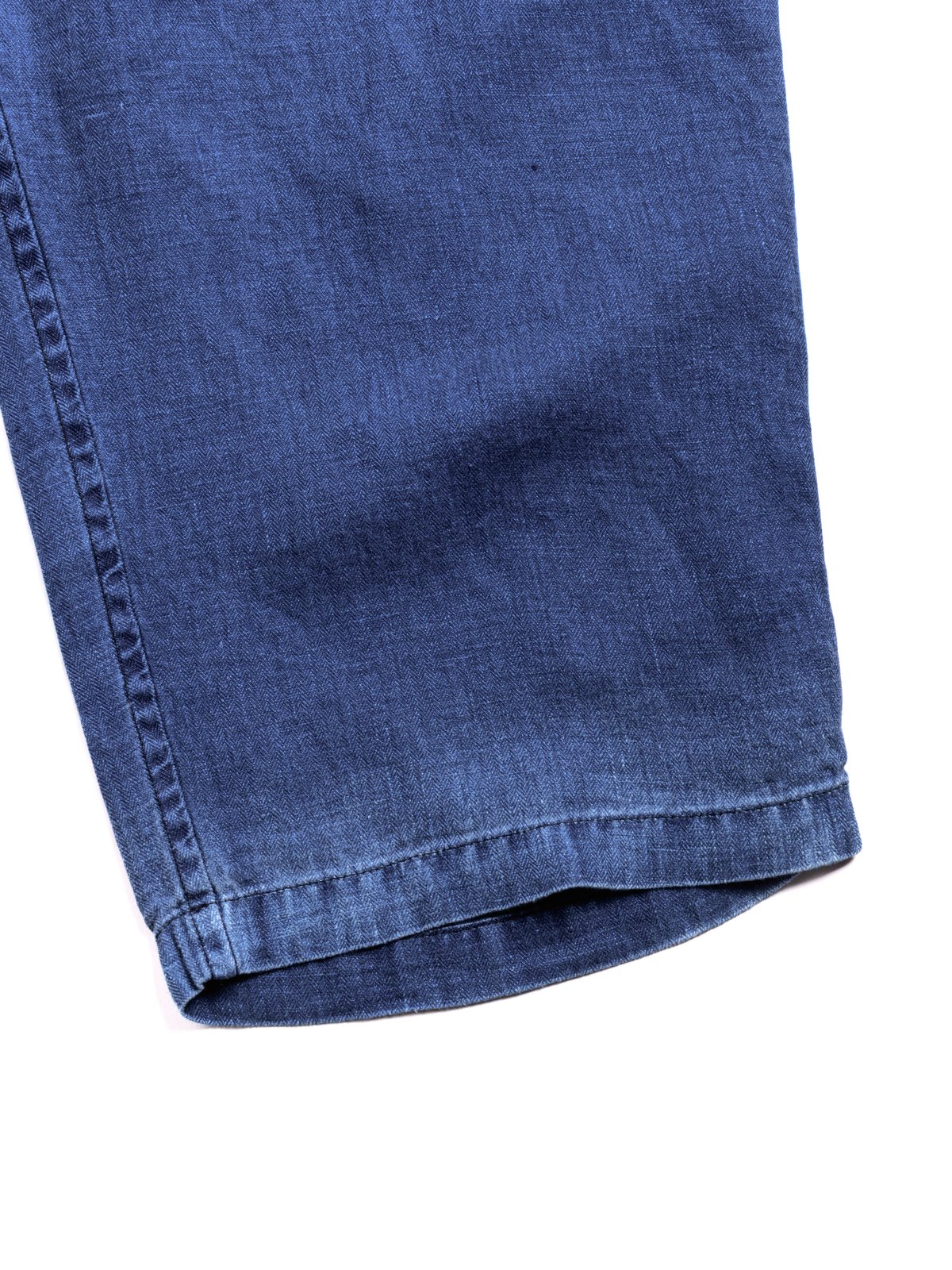 INDIGO LINEN EASY PANTS BLUE - Image 4