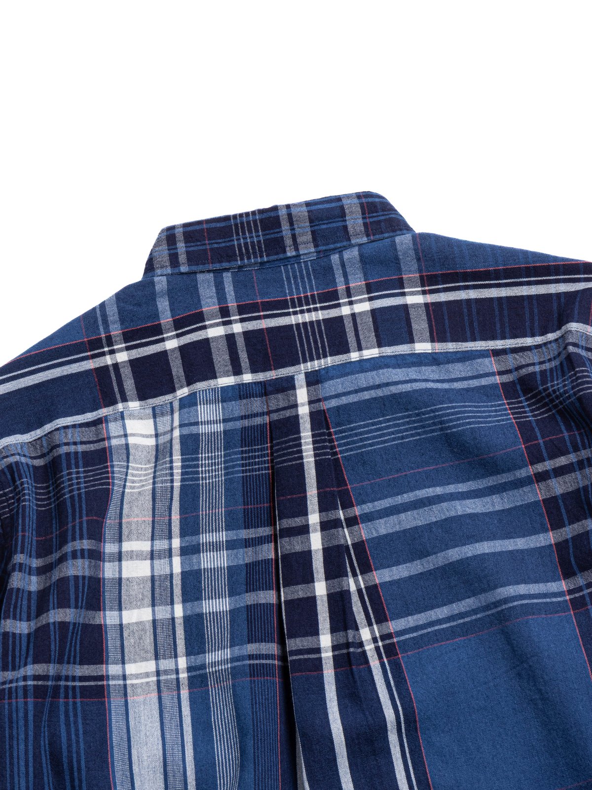 (OM45475.35) TBB HAND WOVEN NATURAL DYE ORGANIC STOUT WEAVE B.D. STRAIGHT HEM SHIRT - Image 6
