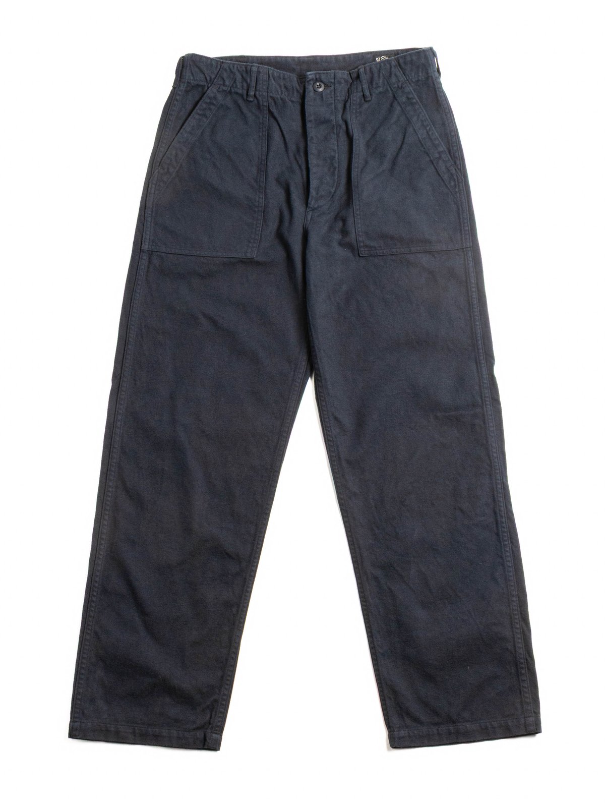 (5002) BRUSHED FLANNEL US ARMY FATIGUE PANTS DARK NAVY - Image 1