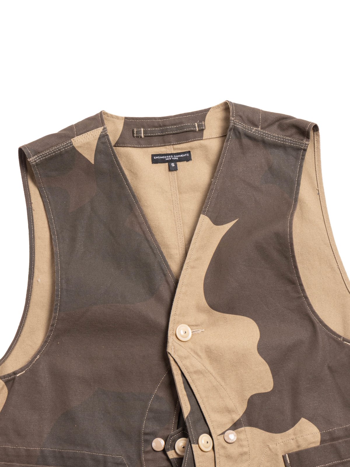 UPLAND VEST BROWN MAMMOTH DUCK CAMO CANVAS - Image 2