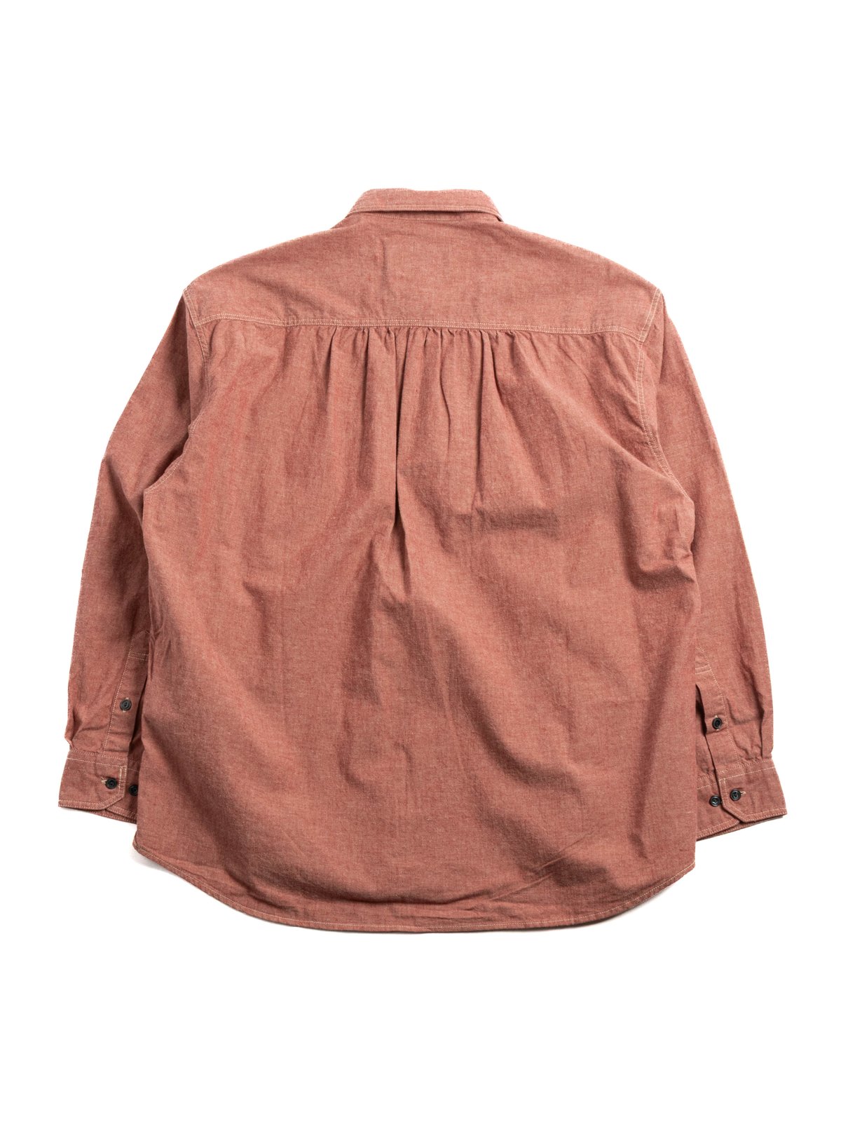 1920S CHAMBRAY WORK SHIRT RED - Image 4