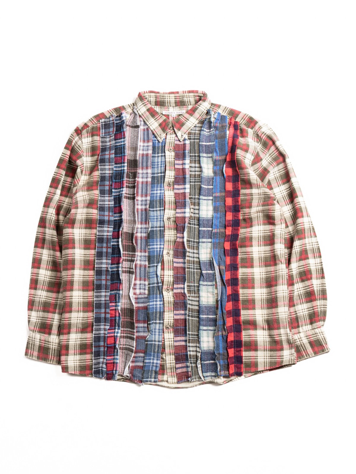 REBUILD BY NEEDLES FLANNEL SHIRT RIBBON SHIRT 3 - Image 1