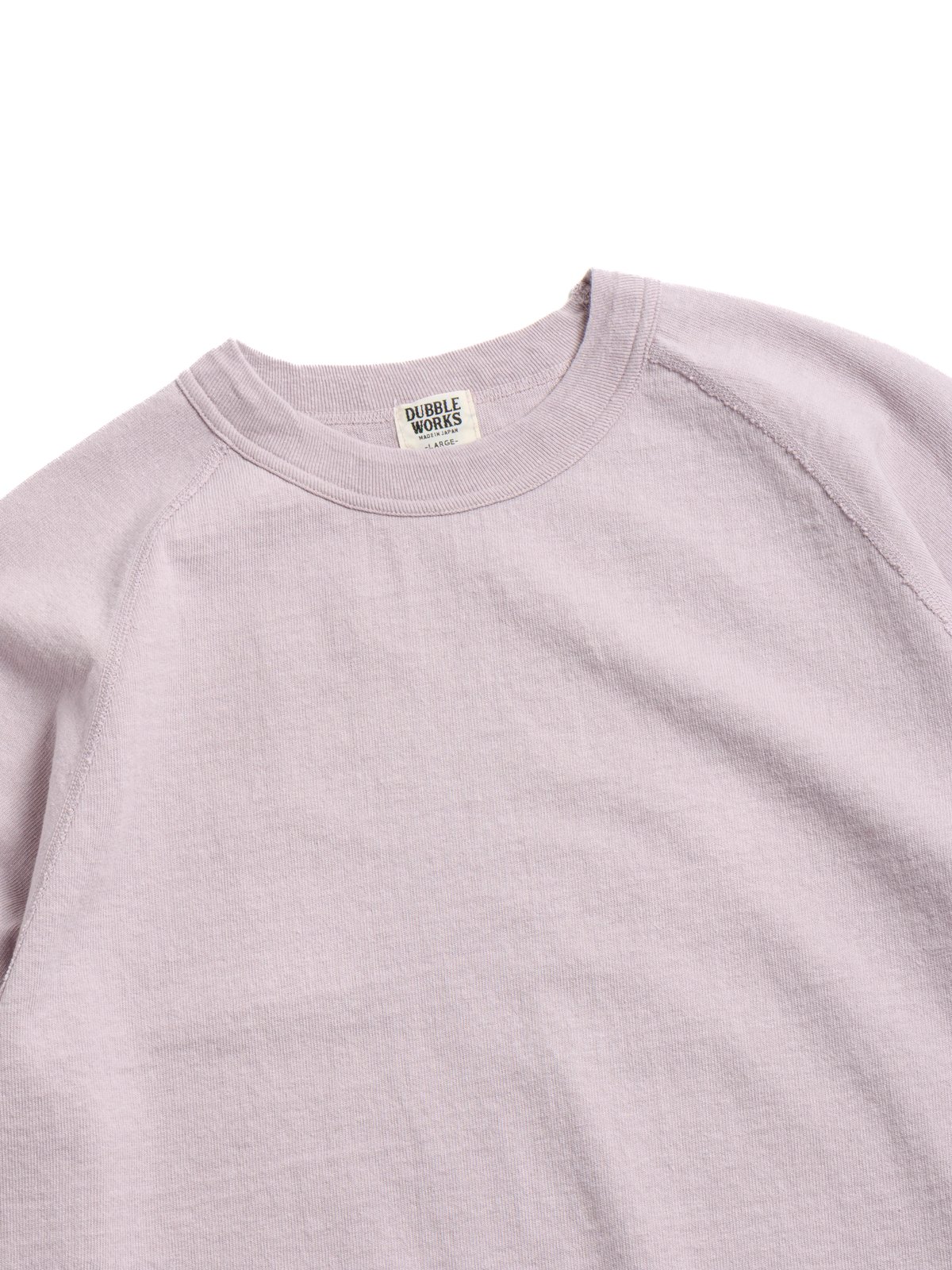 (LOT 37005) HEAVY WEIGHT RAGLAN SLEEVE TEE LAVENDER - Image 2
