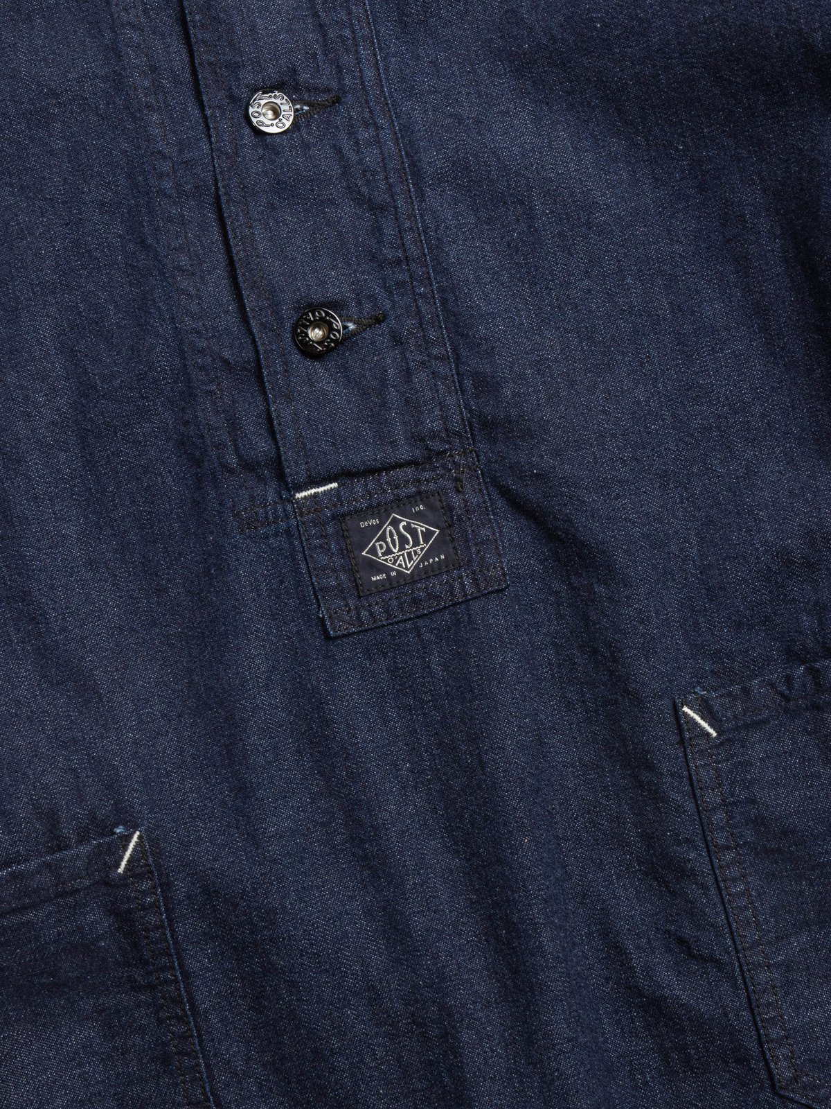 CRAFTMASTER HOODY 8oz DENIM INDIGO - Image 4