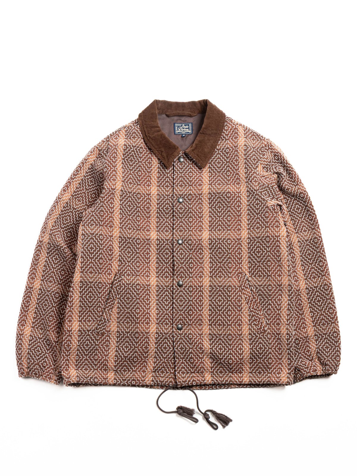 (4618) STUDIO D&rsquo;ARTISAN KAKISHIBU NORAGI SASHIKO COACH JACKET - Image 1